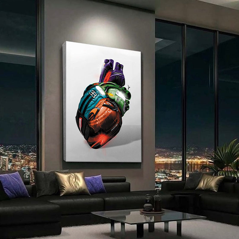 Heart of the Cars Canvas