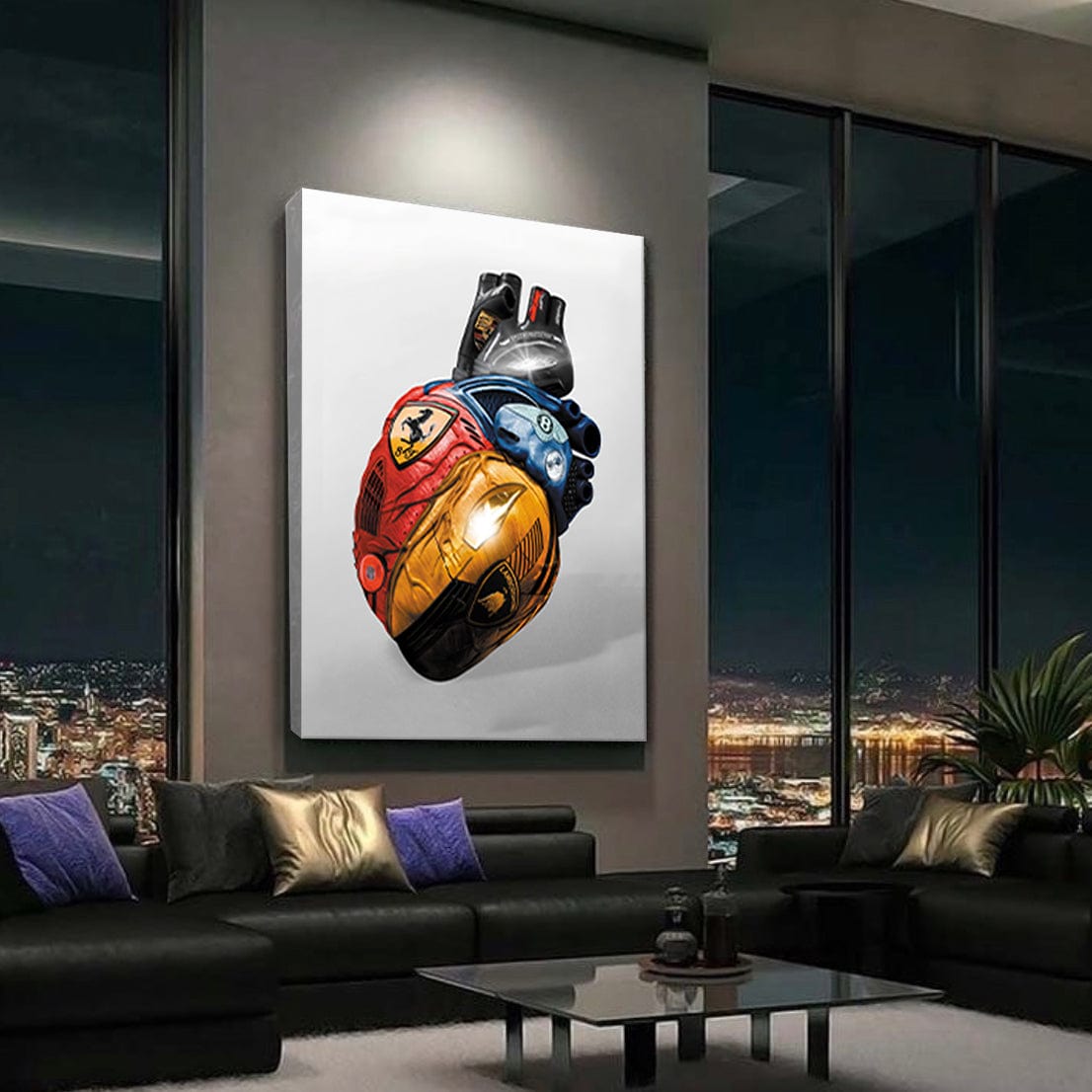 Heart of the Cars Canvas