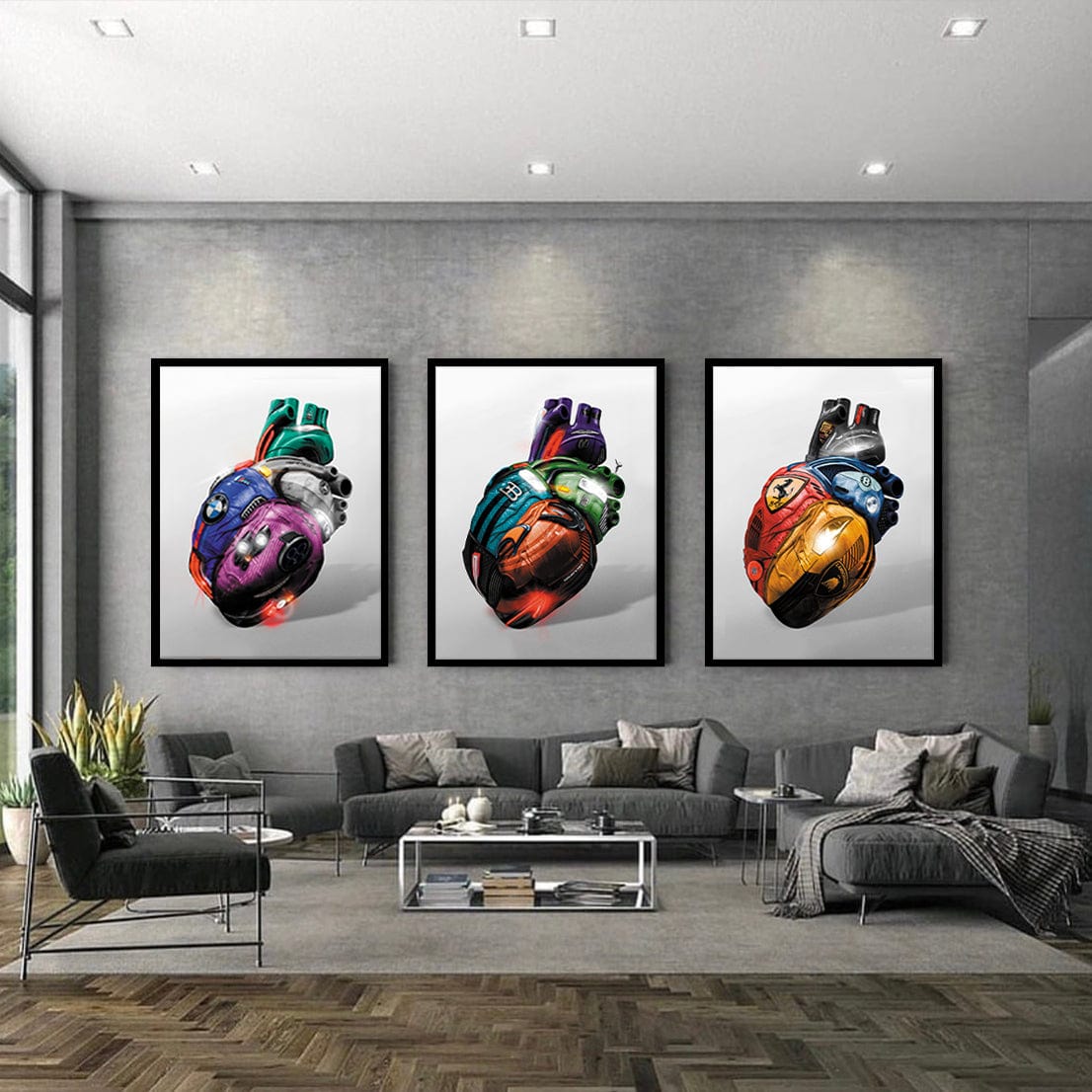 Heart of the Cars Canvas