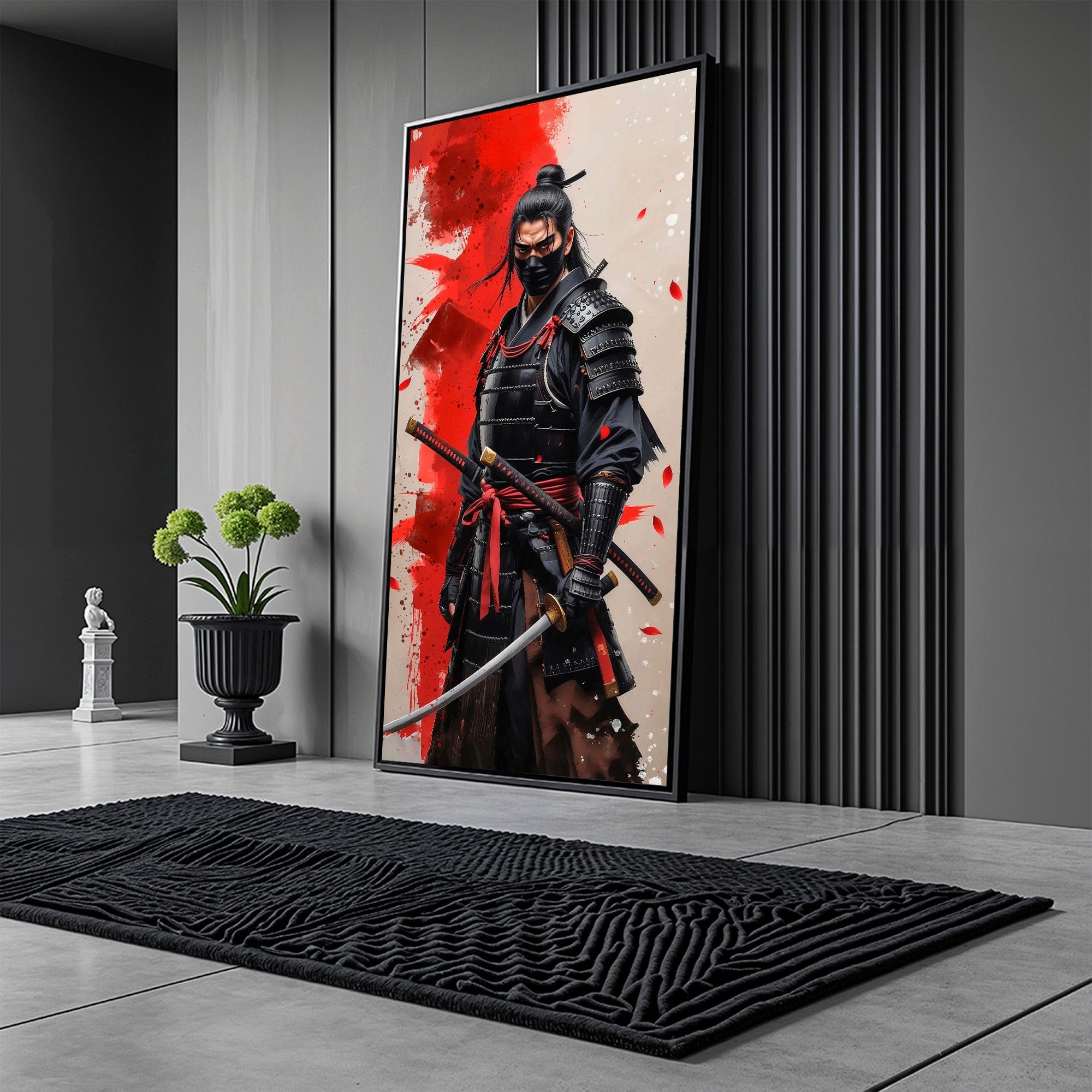 Honor & Blood – Japanese Samurai Canvas Wall Art