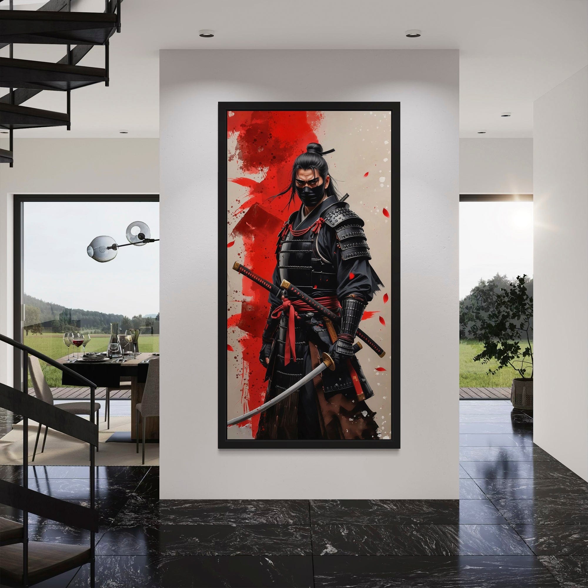 Honor & Blood – Japanese Samurai Canvas Wall Art