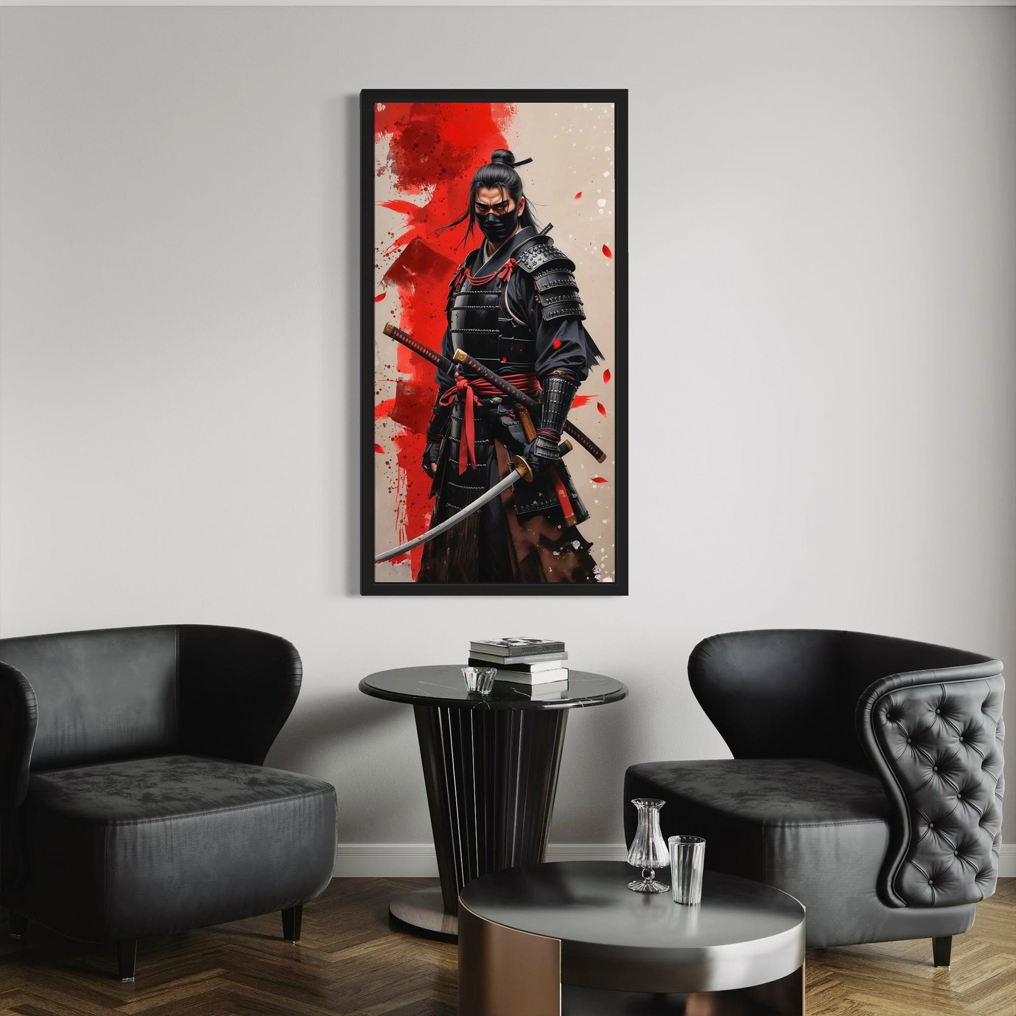 Honor & Blood – Japanese Samurai Canvas Wall Art