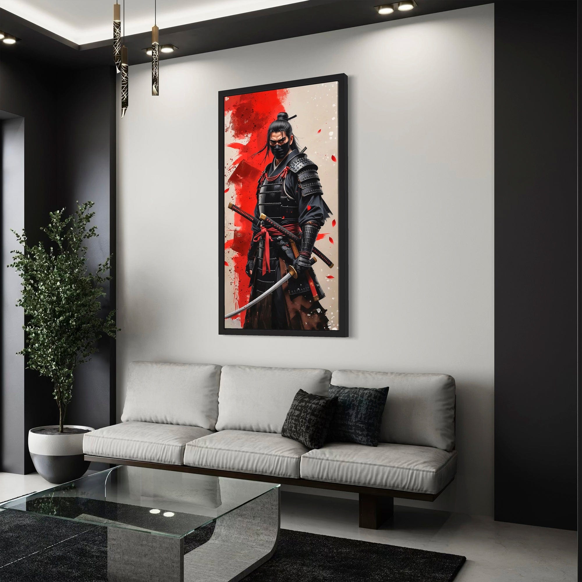 Honor & Blood – Japanese Samurai Canvas Wall Art