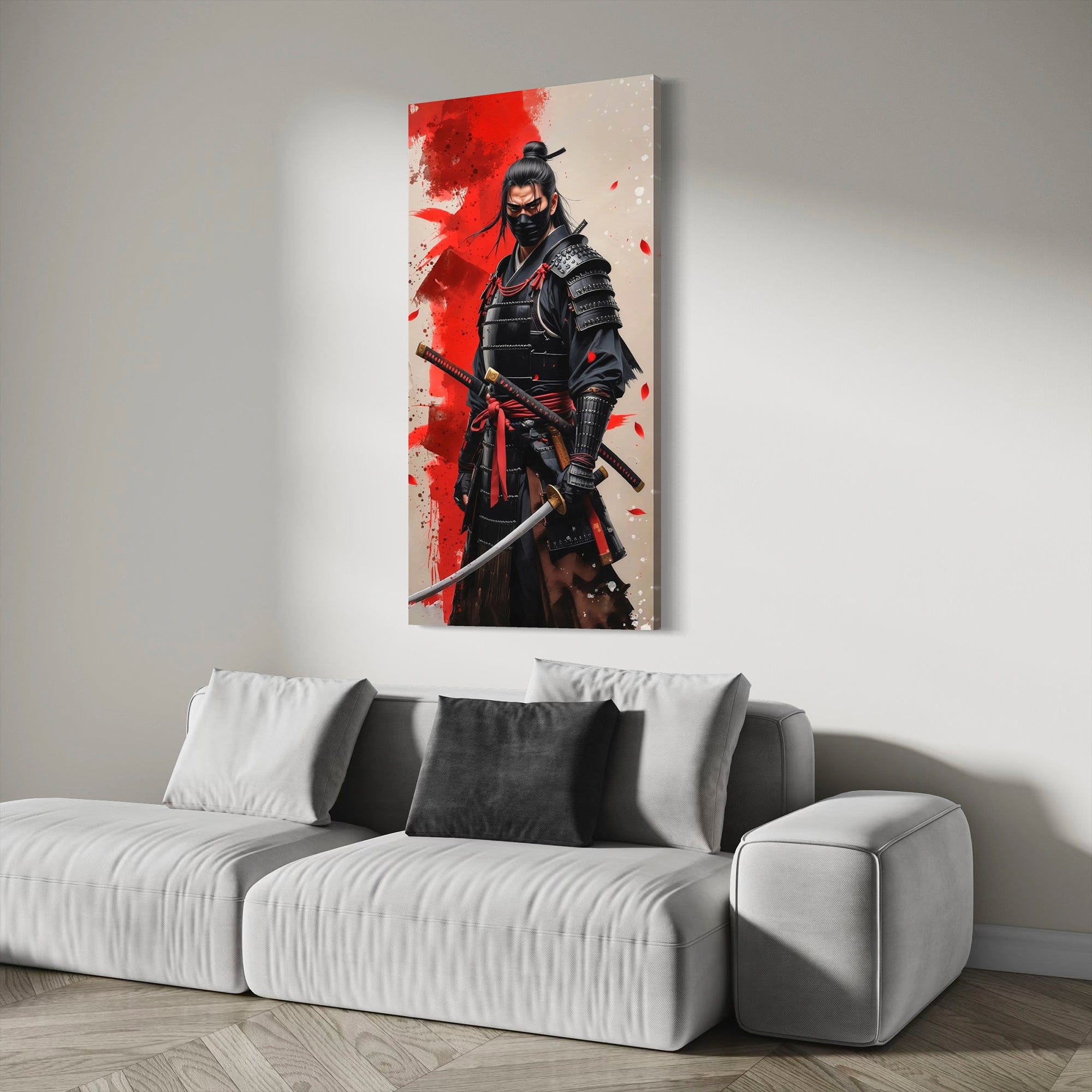 Honor & Blood – Japanese Samurai Canvas Wall Art