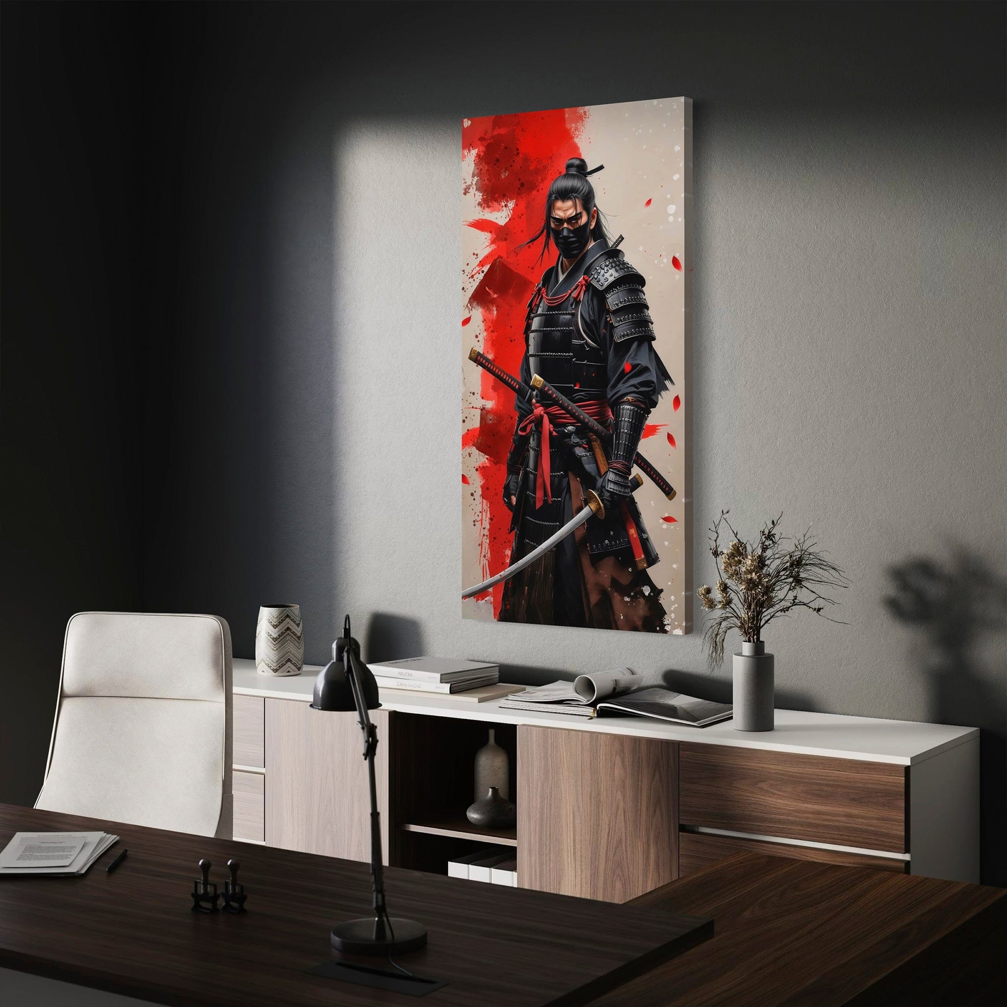 Honor & Blood – Japanese Samurai Canvas Wall Art