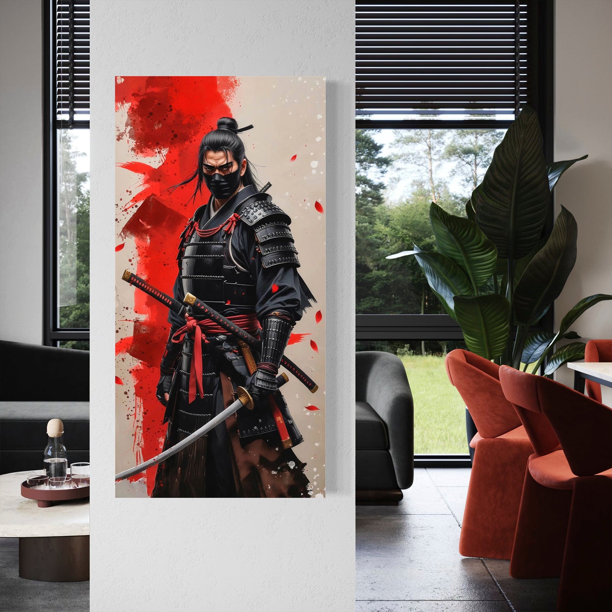 Honor & Blood – Japanese Samurai Canvas Wall Art
