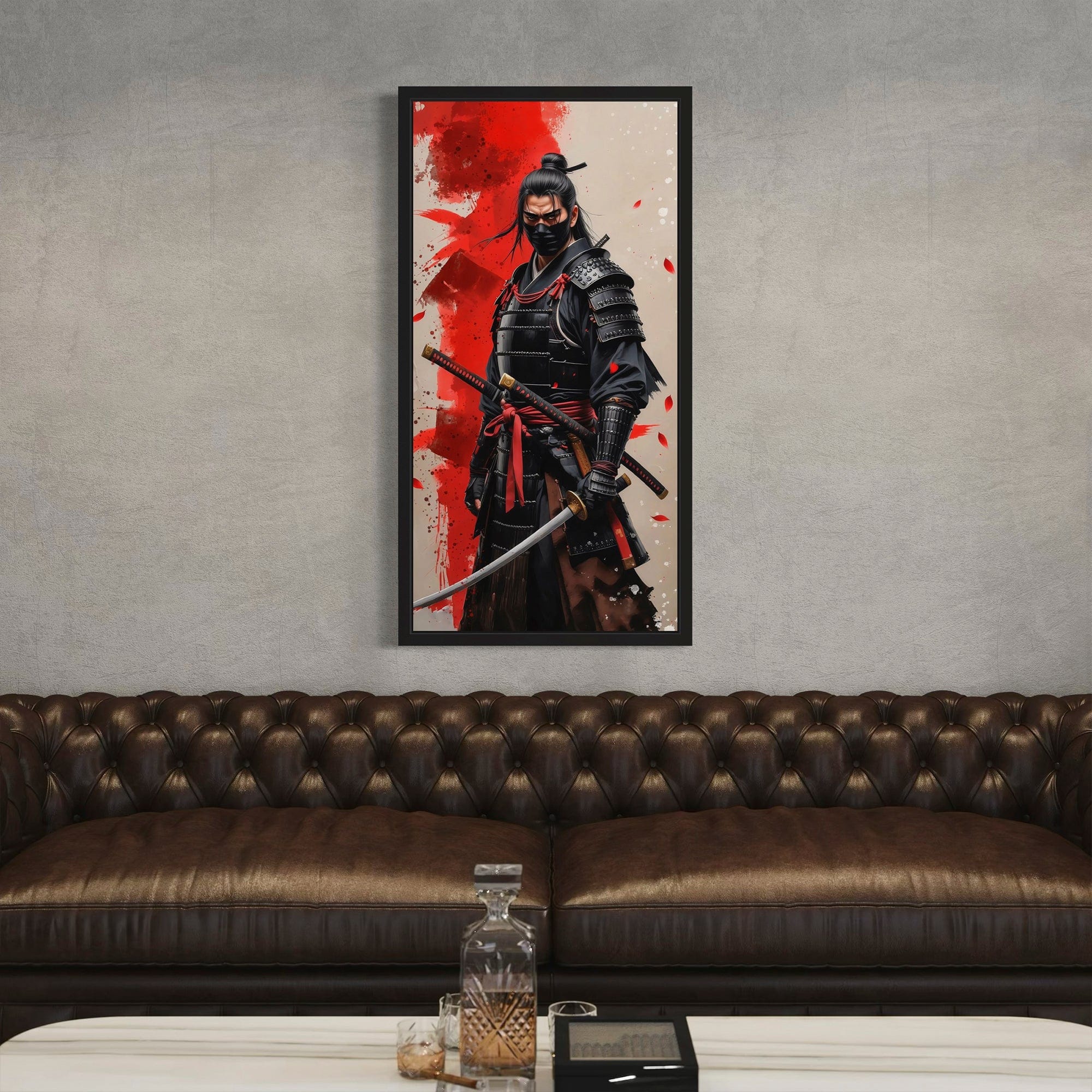Honor & Blood – Japanese Samurai Canvas Wall Art