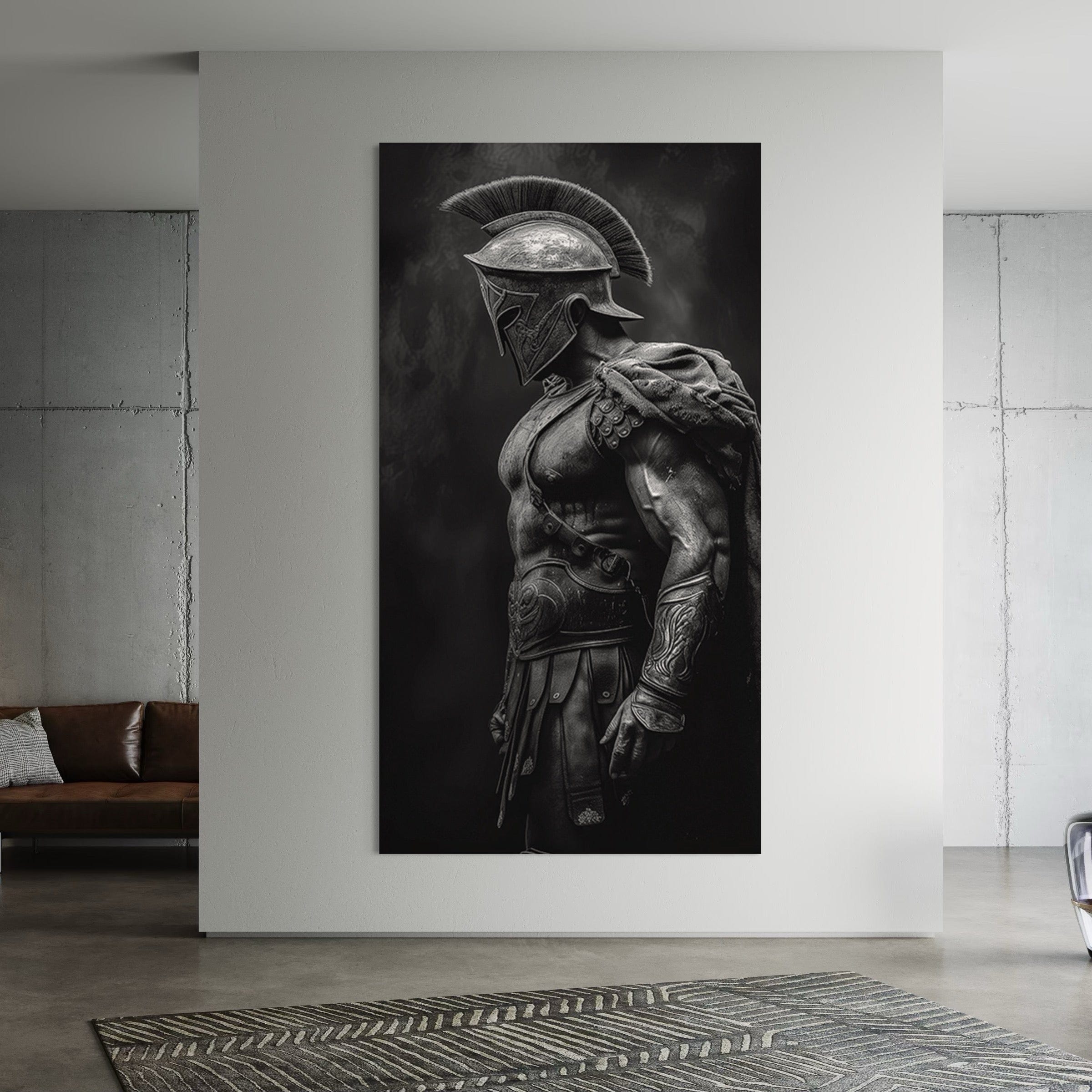 Eternal Warrior – Spartan Gladiator Canvas Wall Art