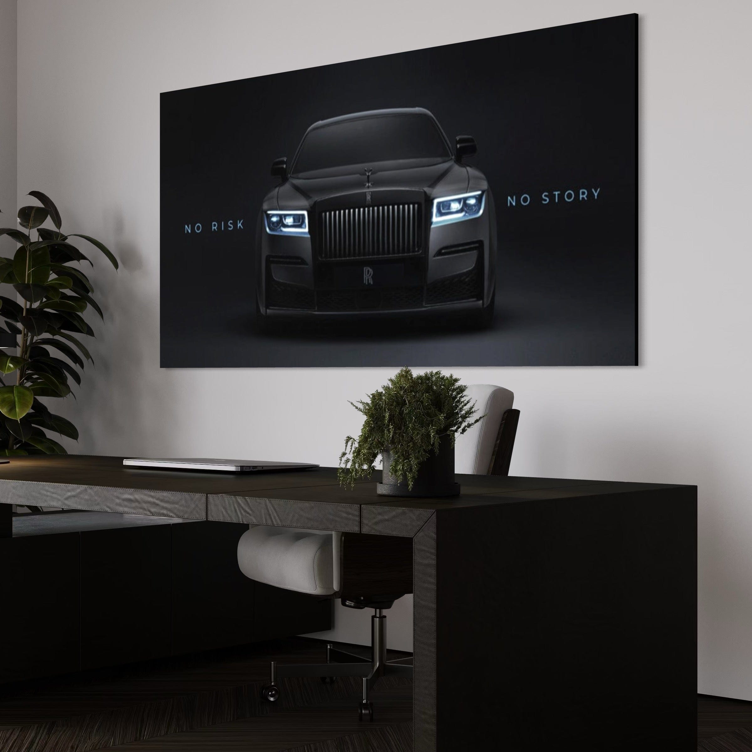 Rolls Royce: No Risk - No Story Canvas