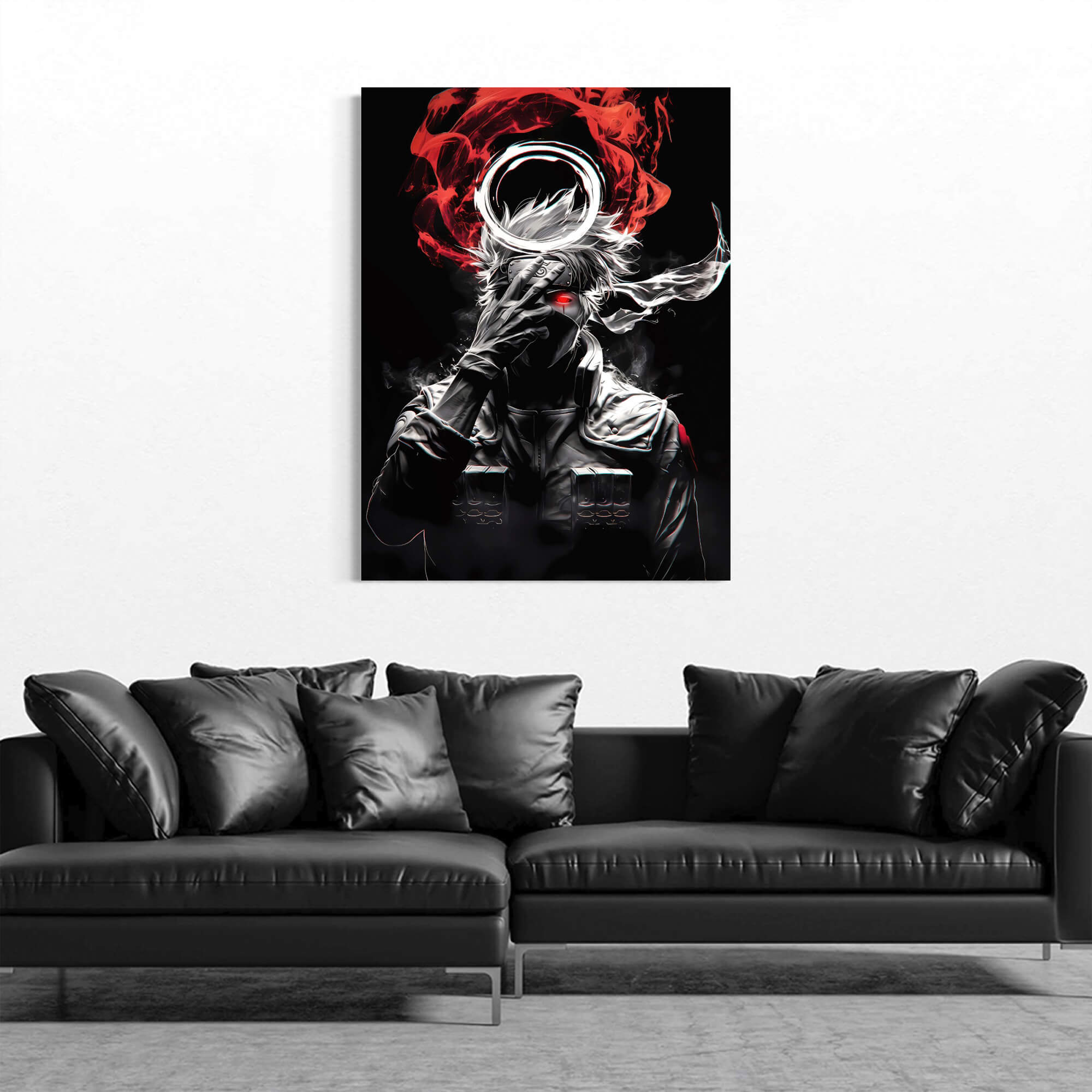 Itachi Uchiha Dark Canvas Wall Art – A Bold Tribute to the Legendary Ninja