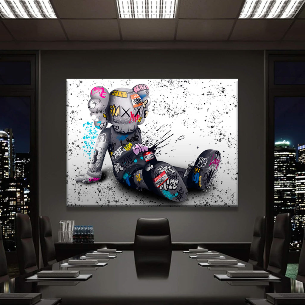 Kaws 5 Canvas Wall Art Print | Canvas4wall – Canvas4walls