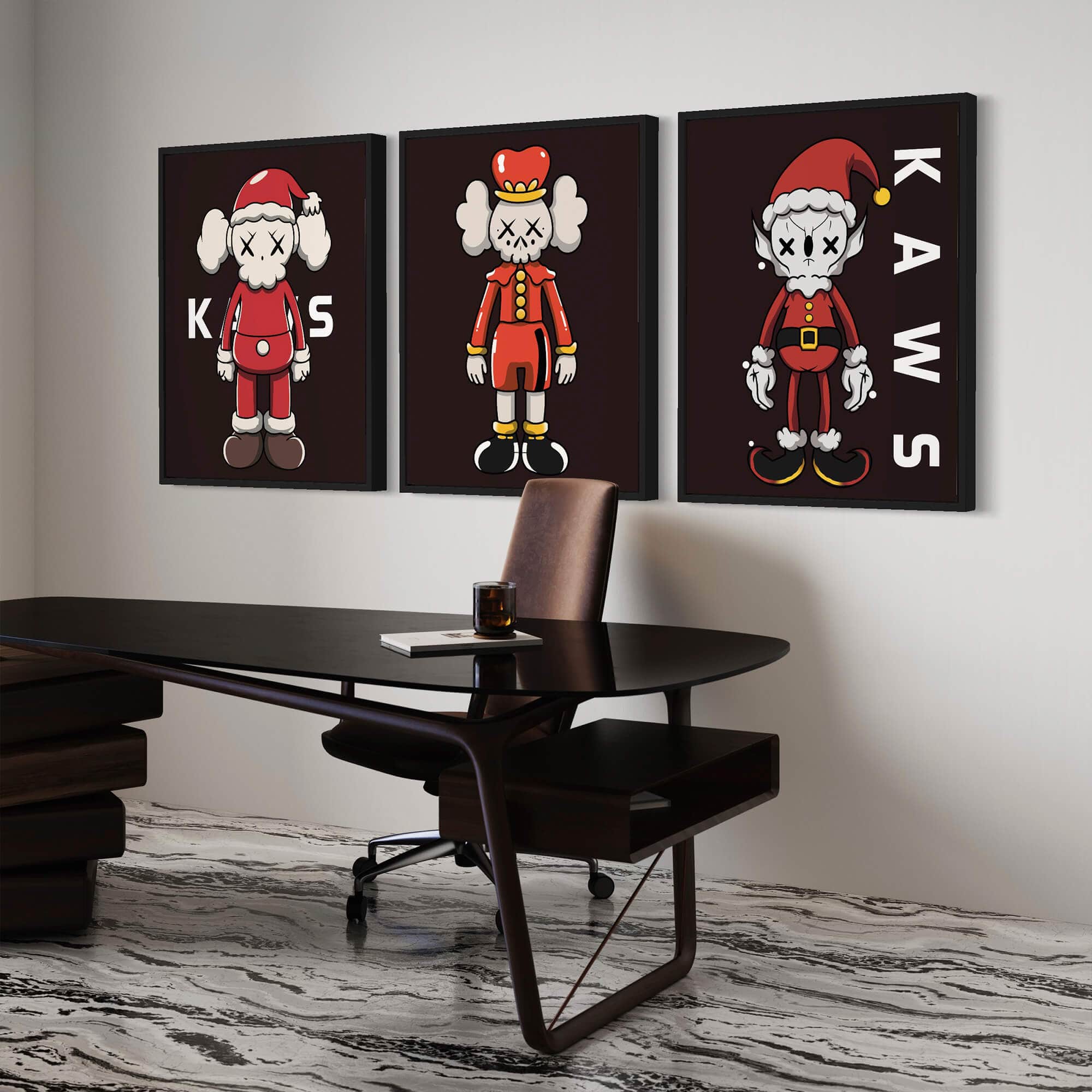 KAWS Christmas Canvas