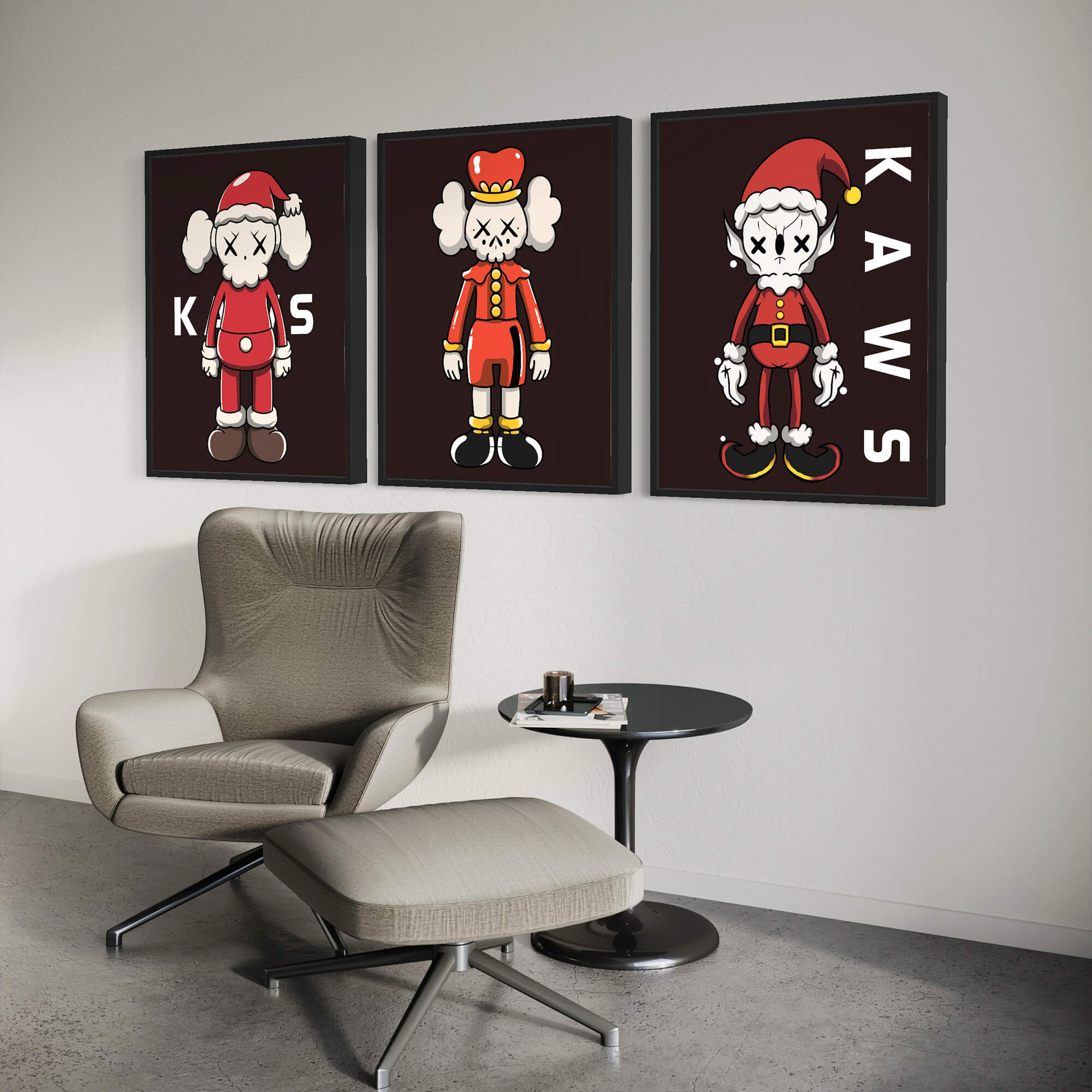 KAWS Christmas Canvas