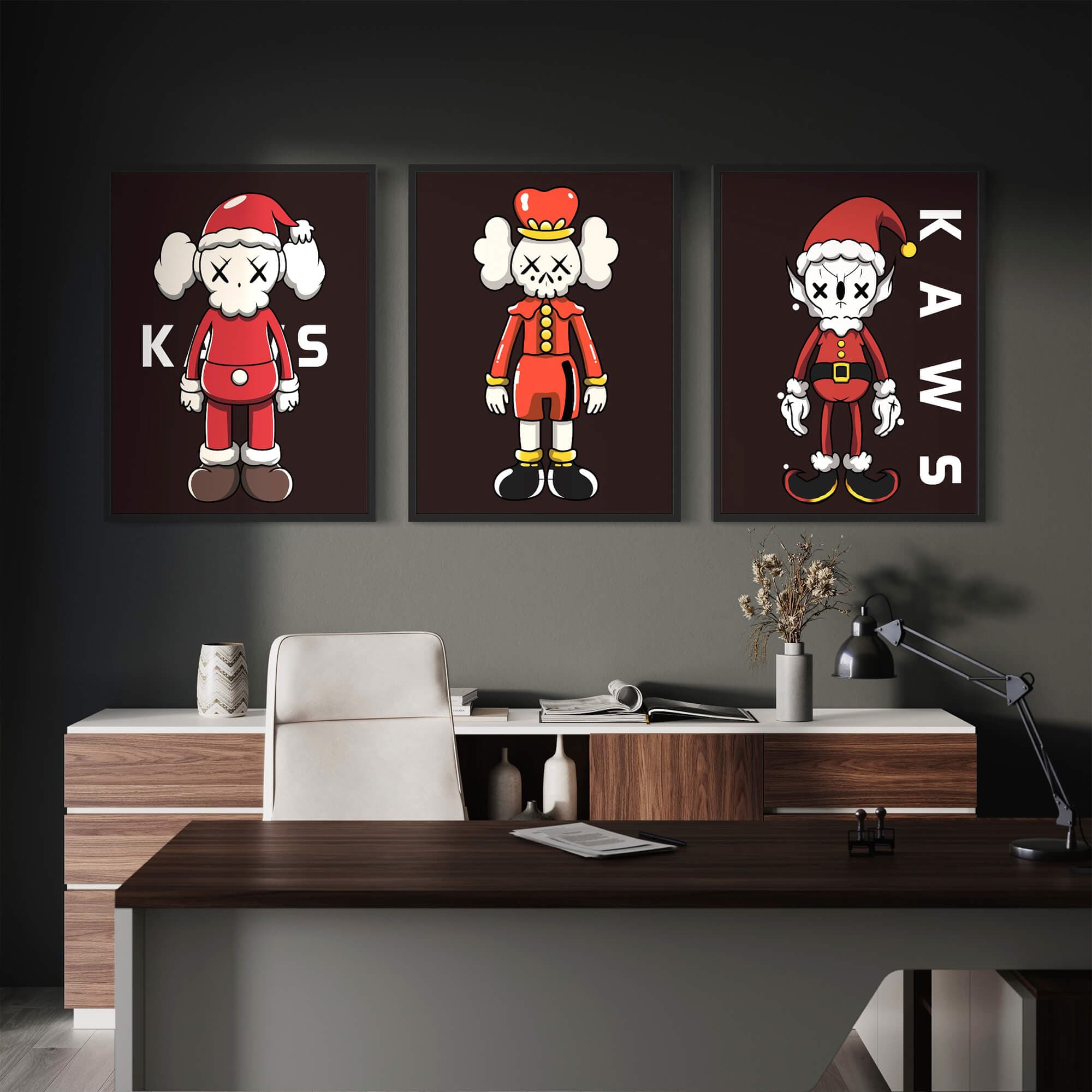 KAWS Christmas Canvas