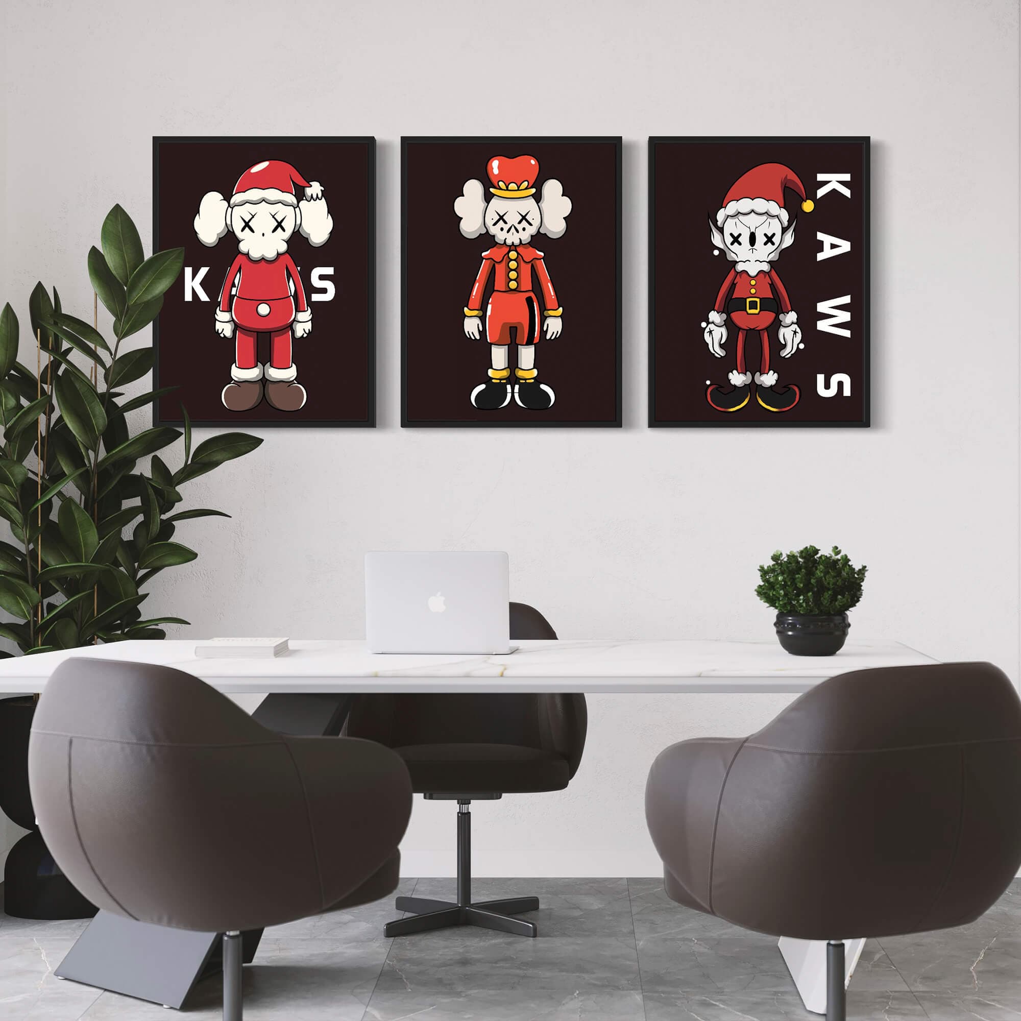 KAWS Christmas Canvas