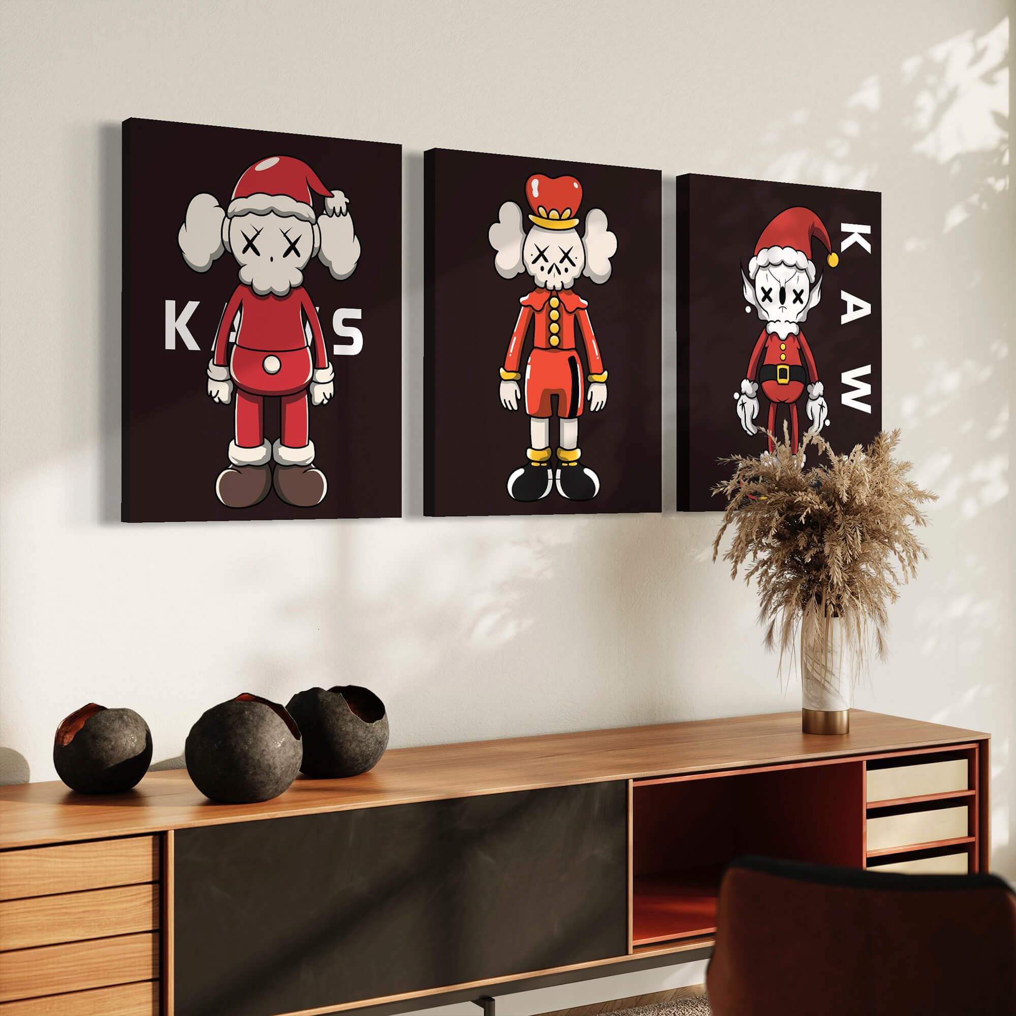 KAWS Christmas Canvas