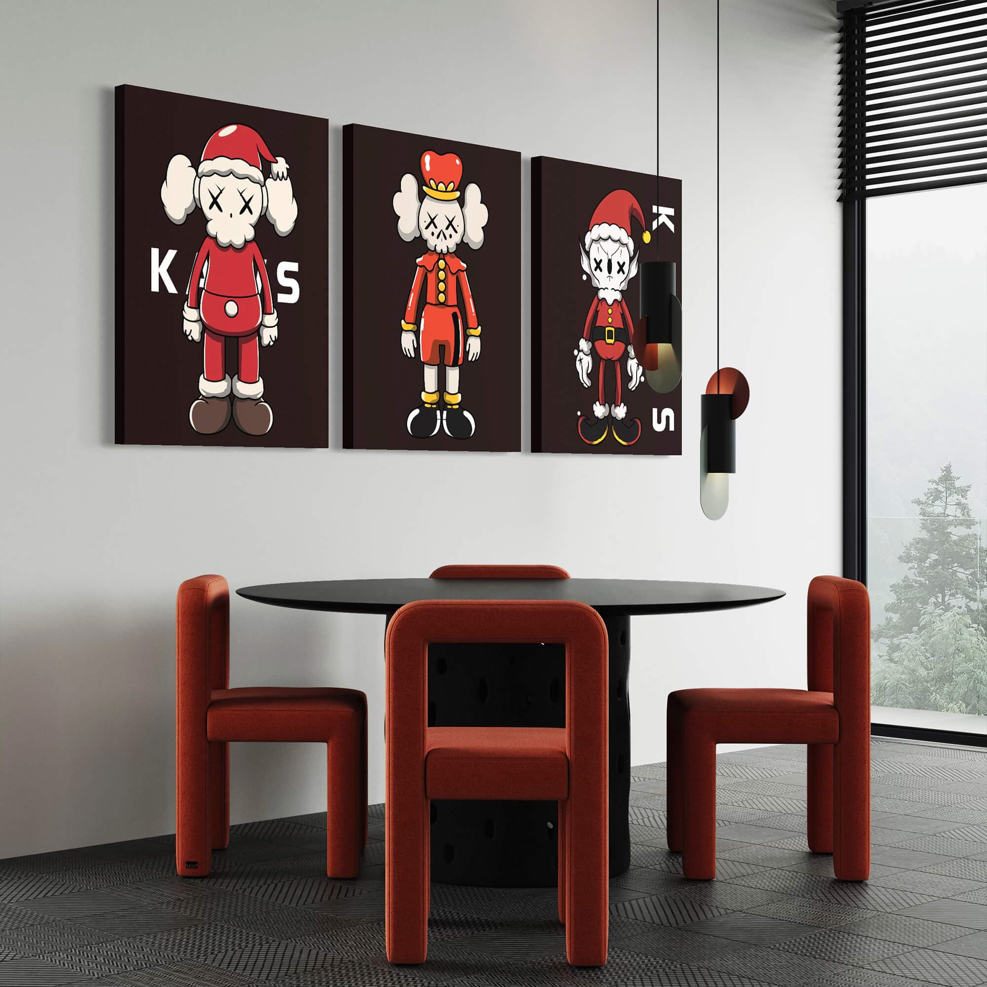 KAWS Christmas Canvas