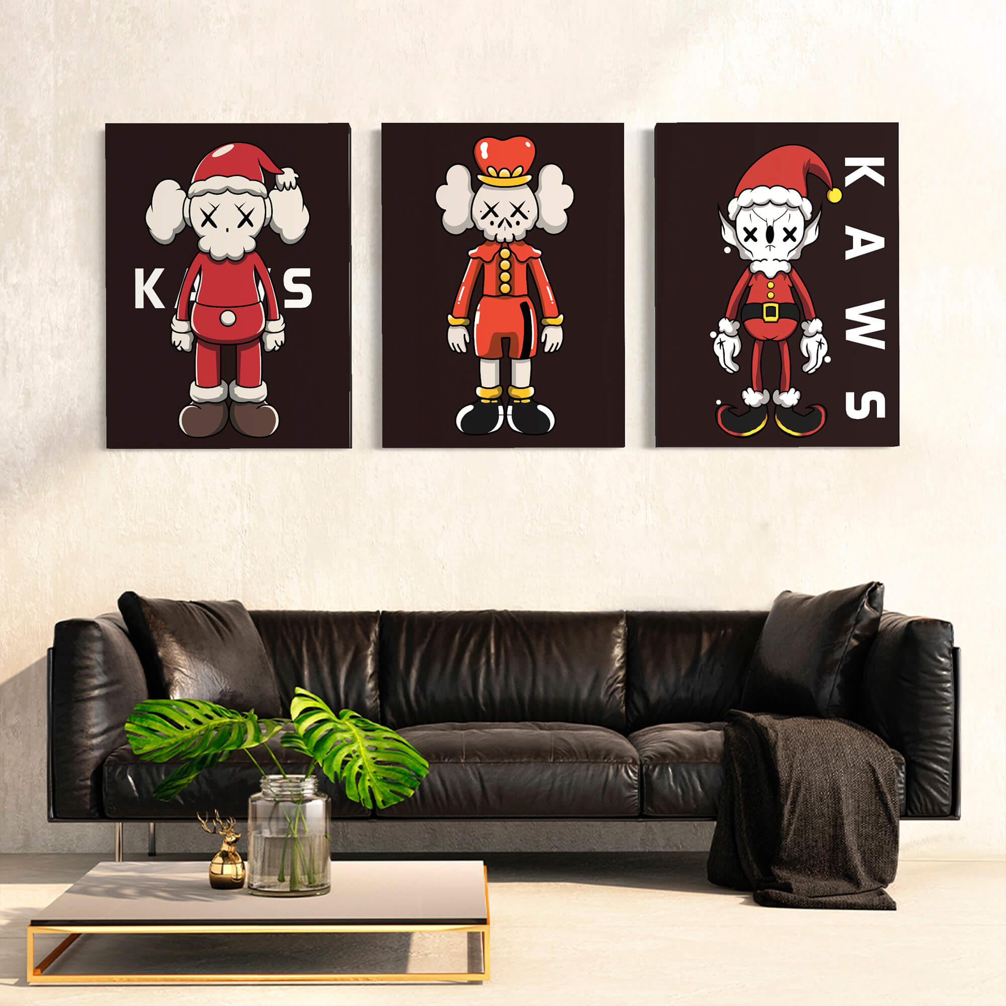 KAWS Christmas Canvas