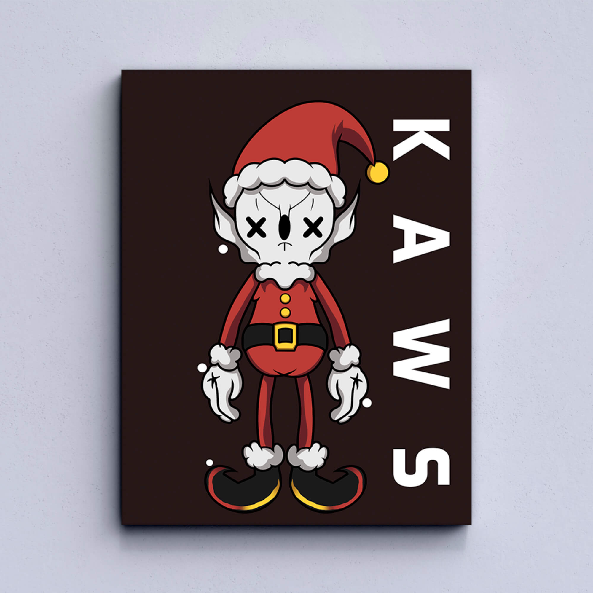 KAWS Christmas Canvas