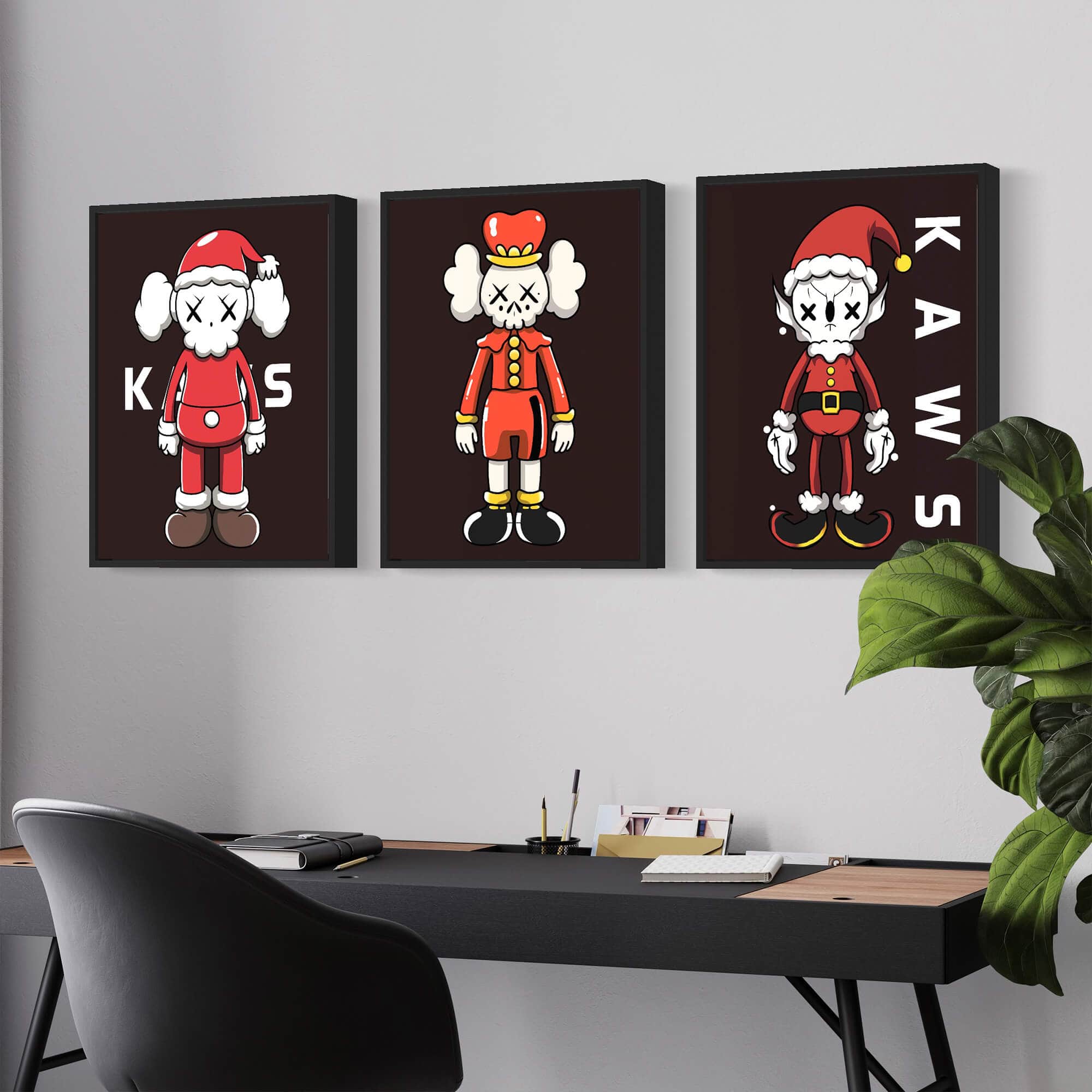 KAWS Christmas Canvas