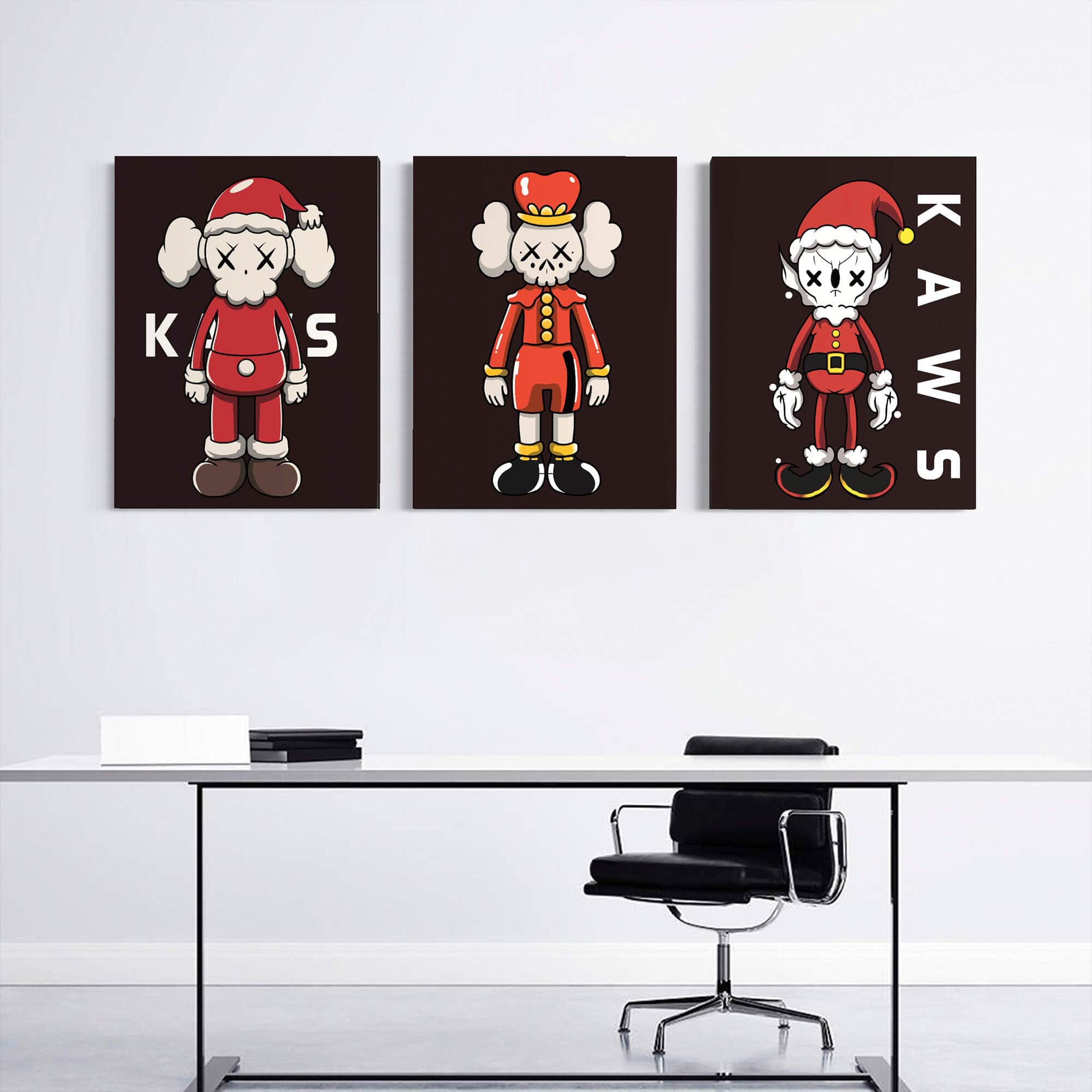 KAWS Christmas Canvas