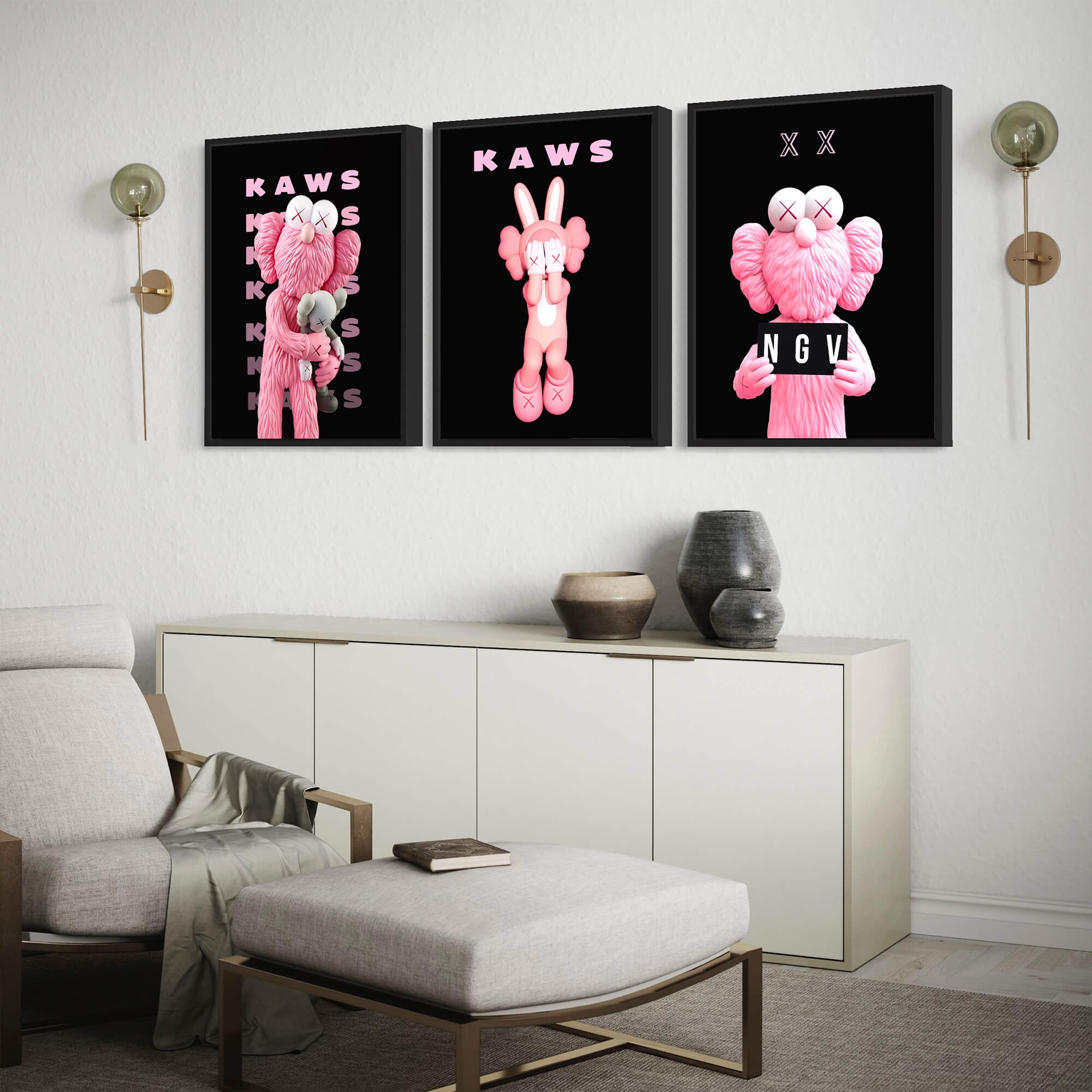 Kaws Holiday Canvas Print