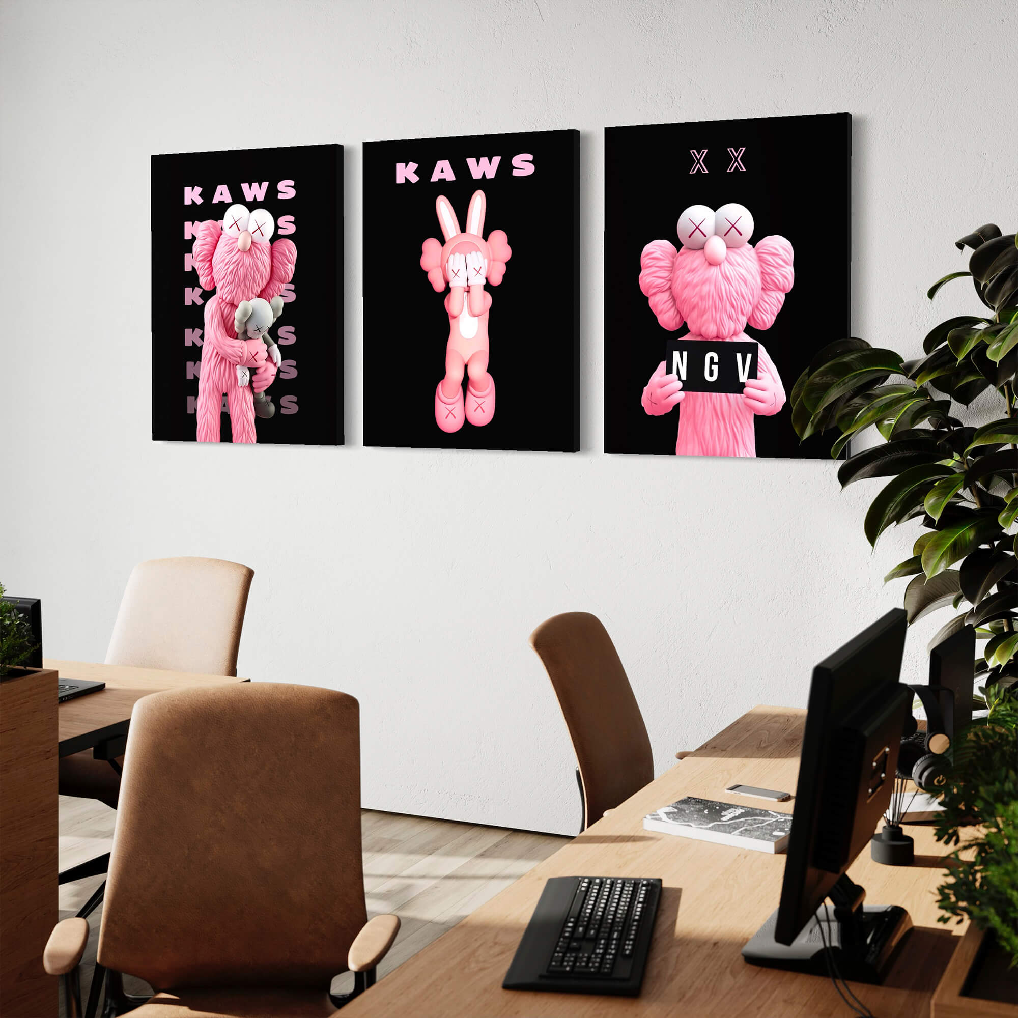 Kaws Holiday Canvas Print