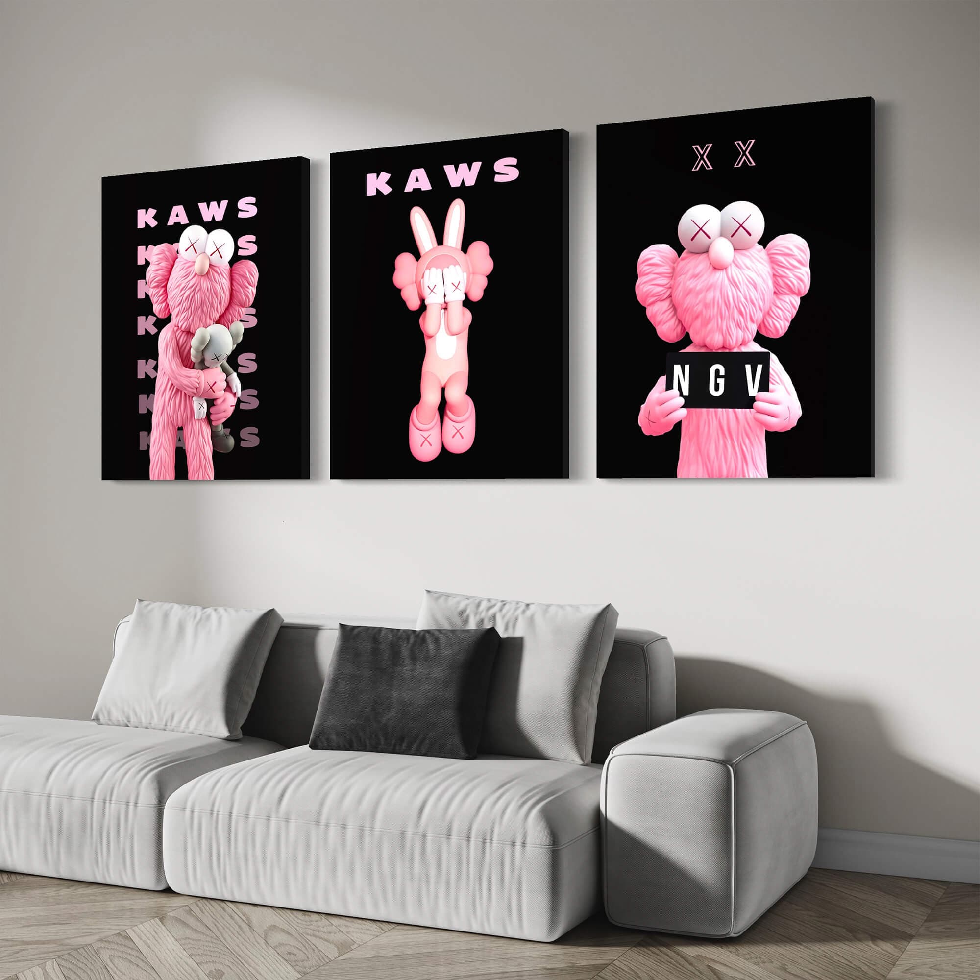 Kaws Holiday Canvas Print