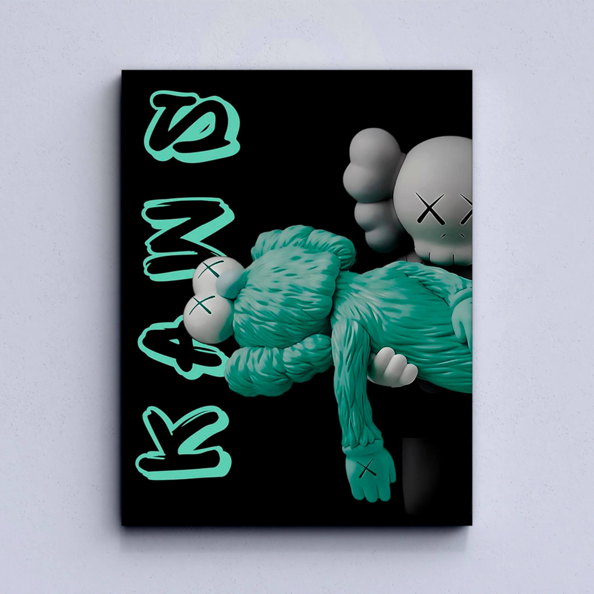 Kaws NGV Canvas Print