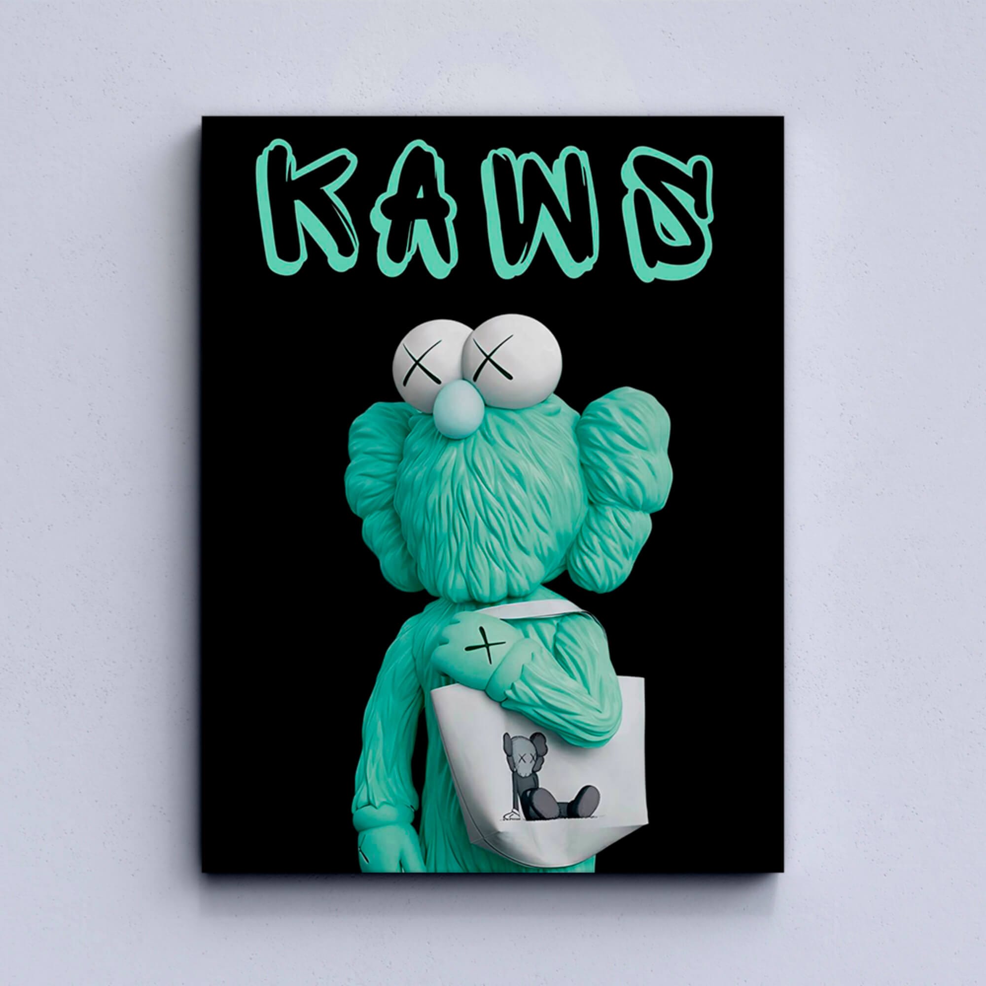 Kaws NGV Canvas Print