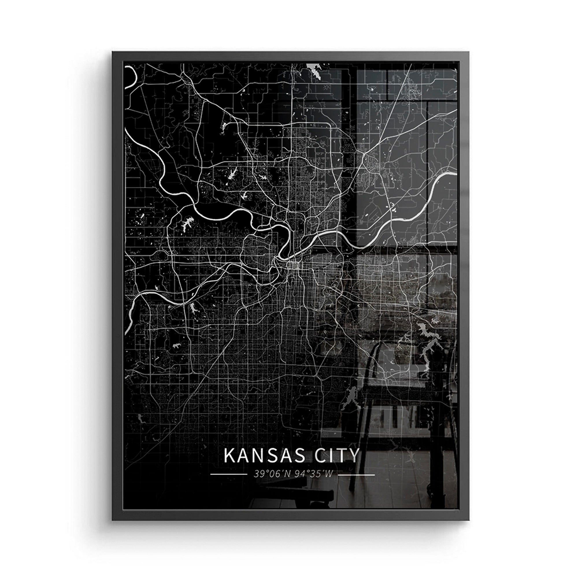 Kansas City Map Canvas