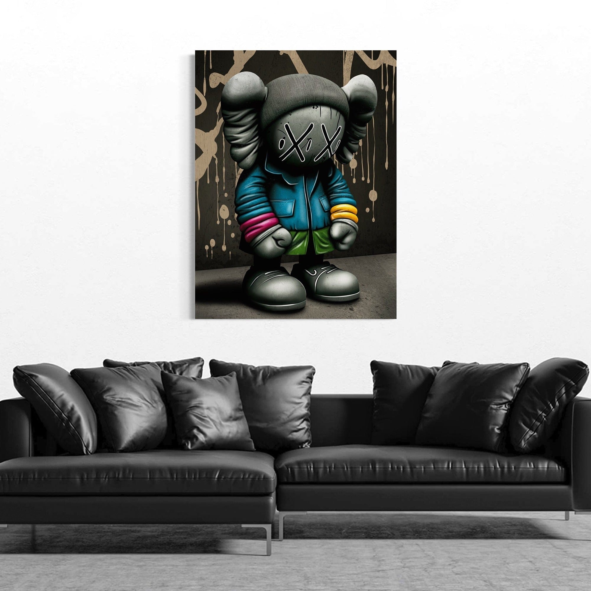 Kaws Urban Phantom Canvas Wall Art