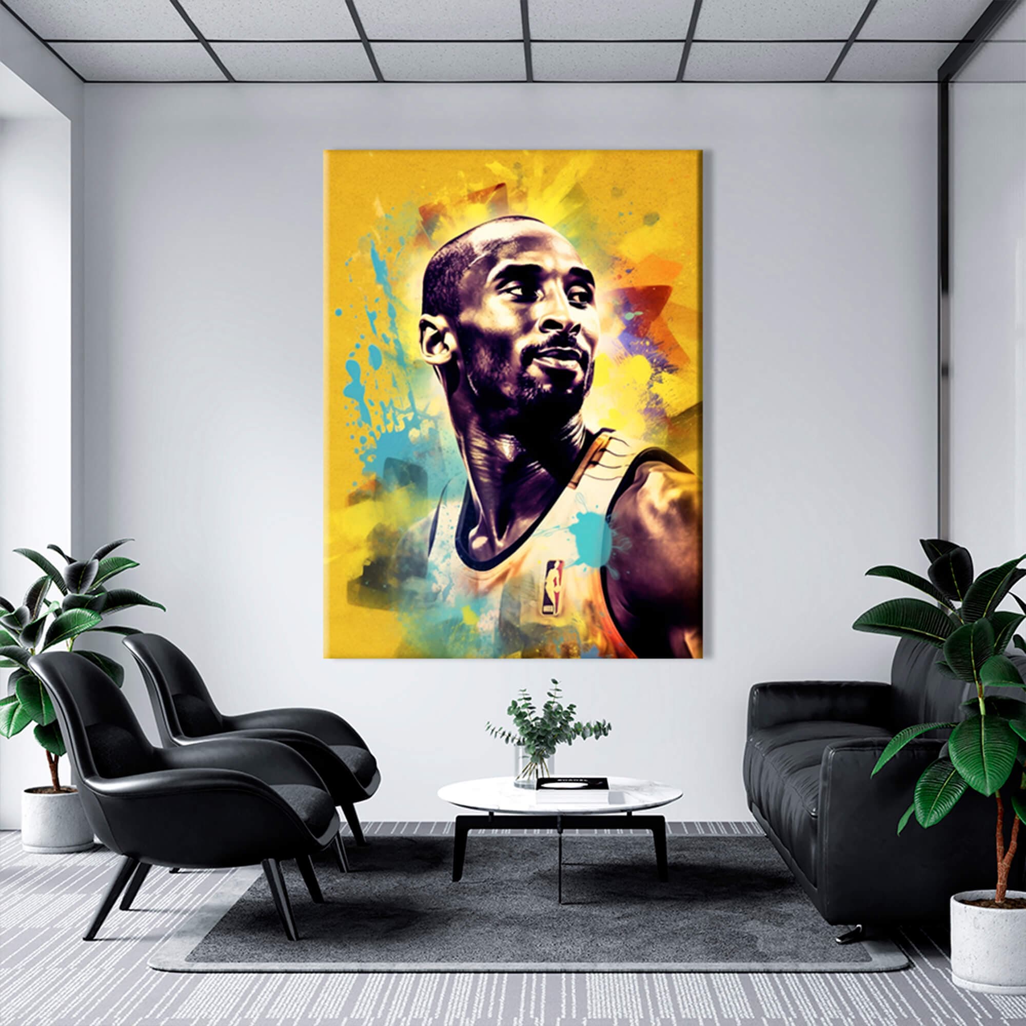 Art sur toile Kobe Bryant