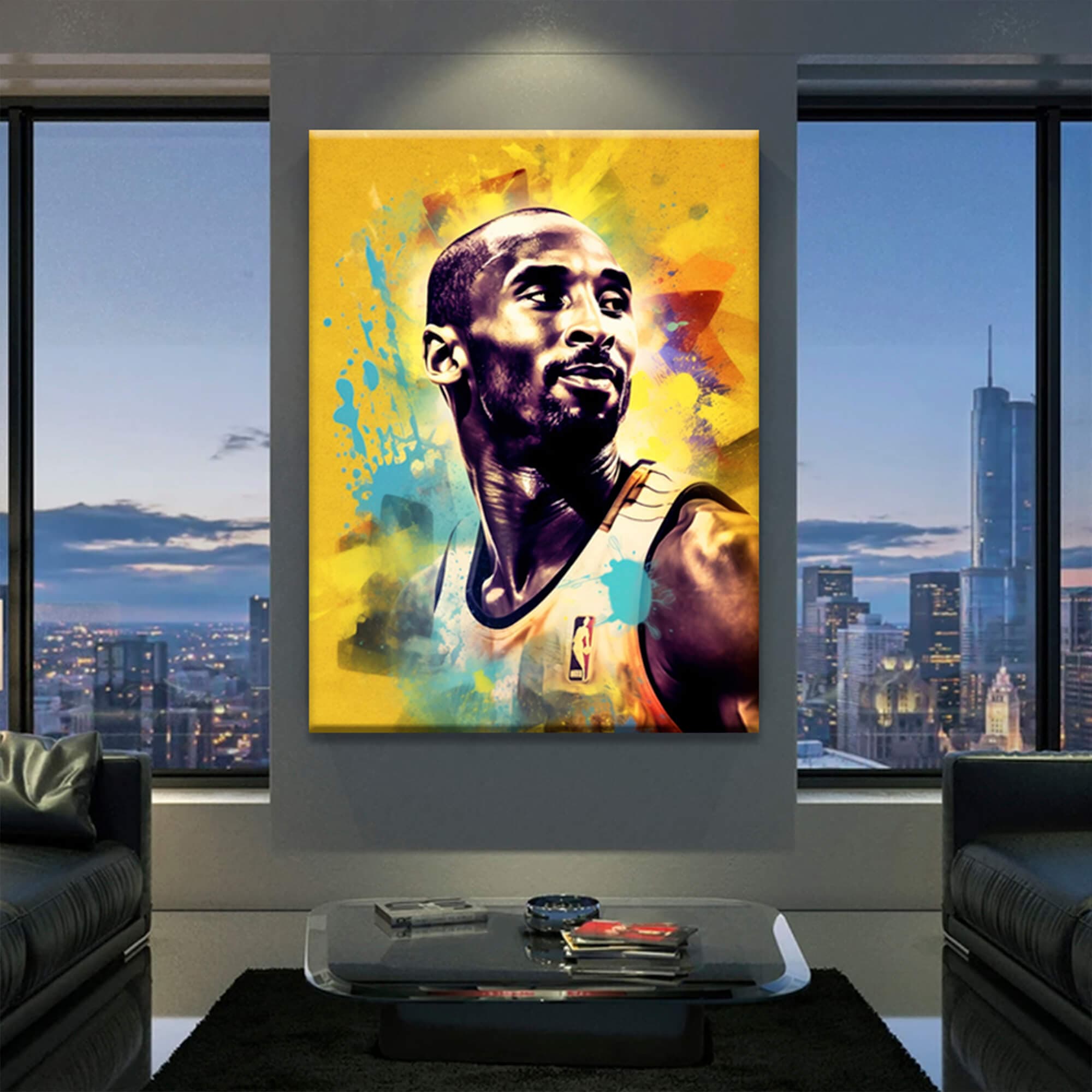 Art sur toile Kobe Bryant