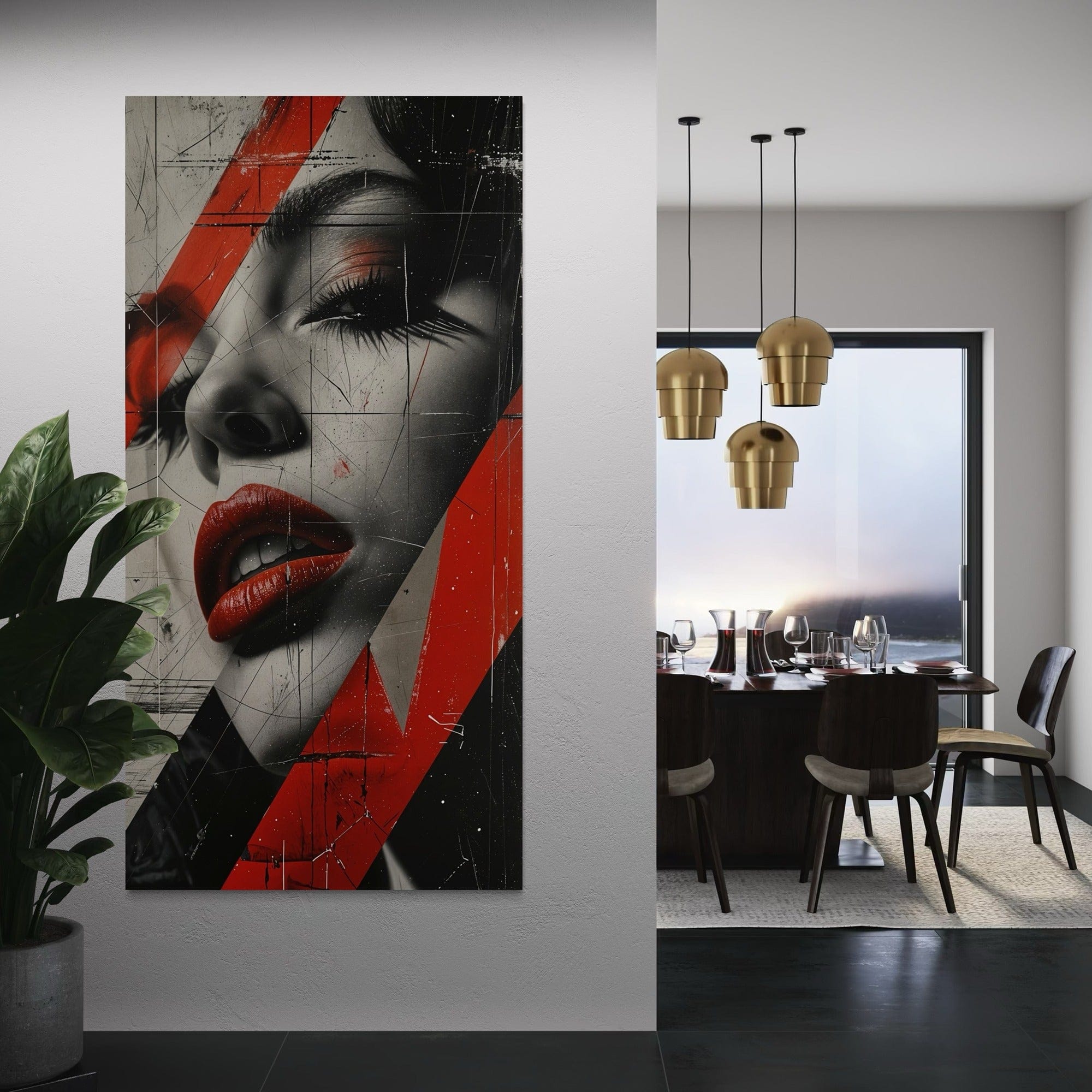 Lips Like Fire Canvas