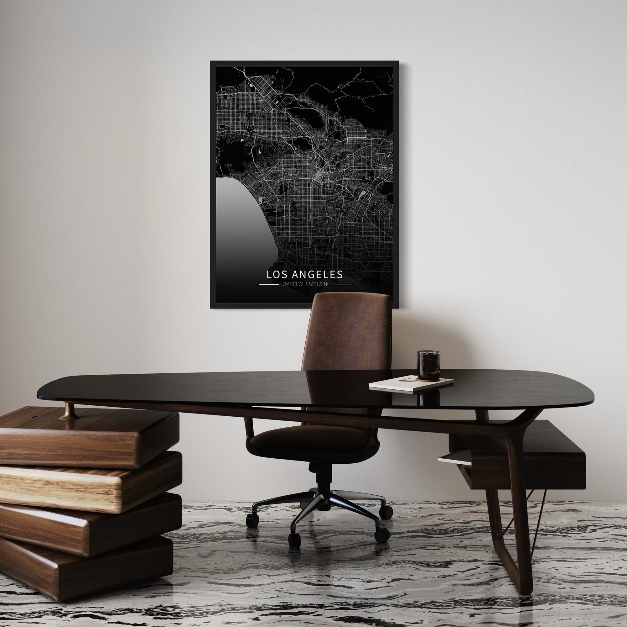 Los Angeles City Map Canvas