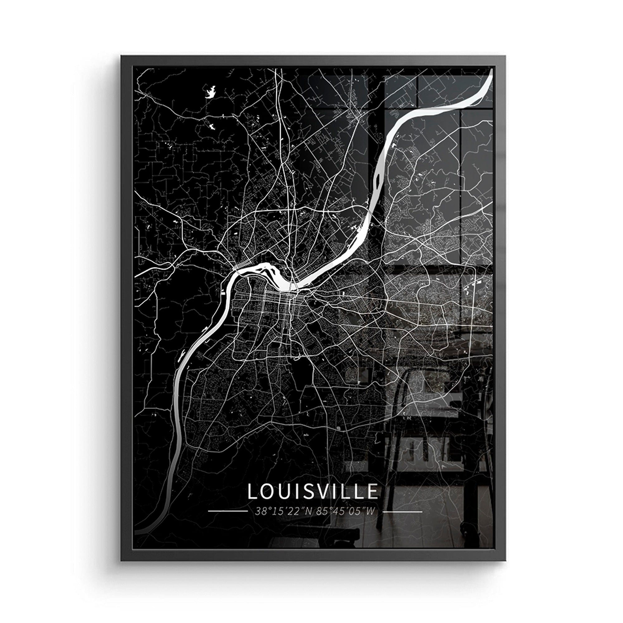 Louisville City Map Canvas