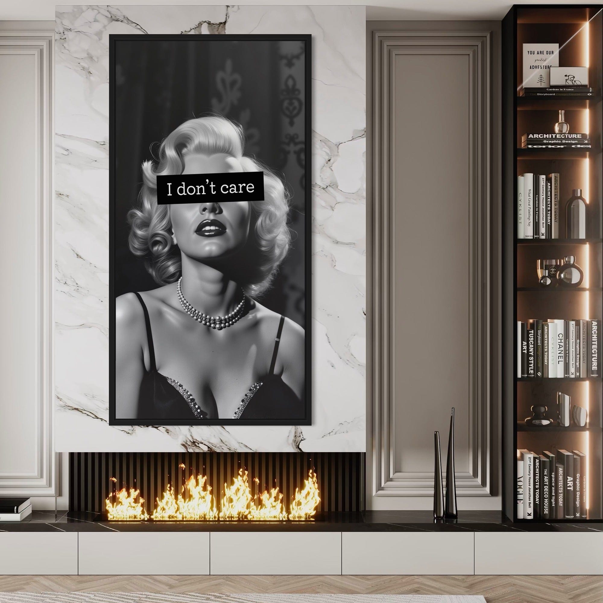 Marilyn Don’t Care Canvas