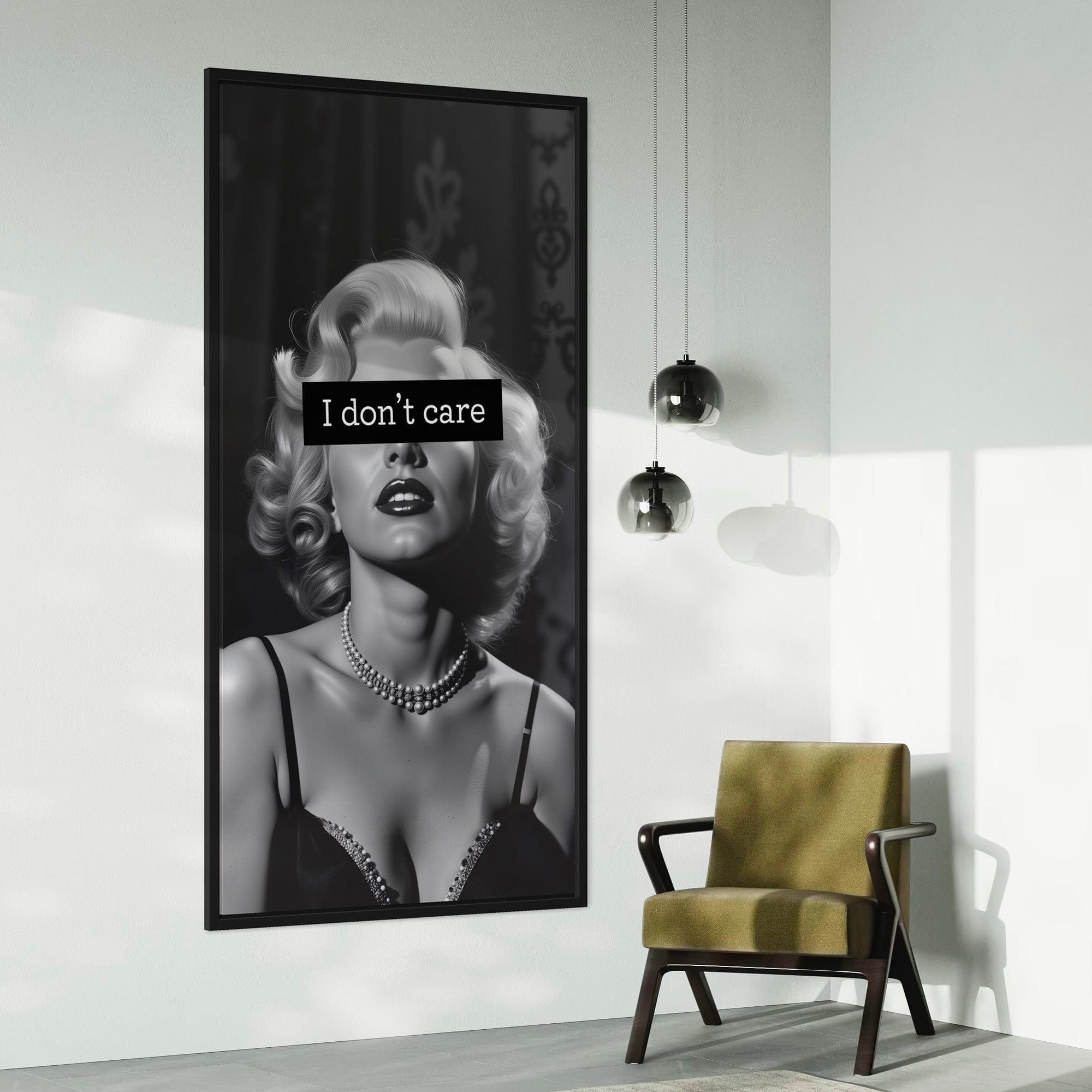 Marilyn Don’t Care Canvas
