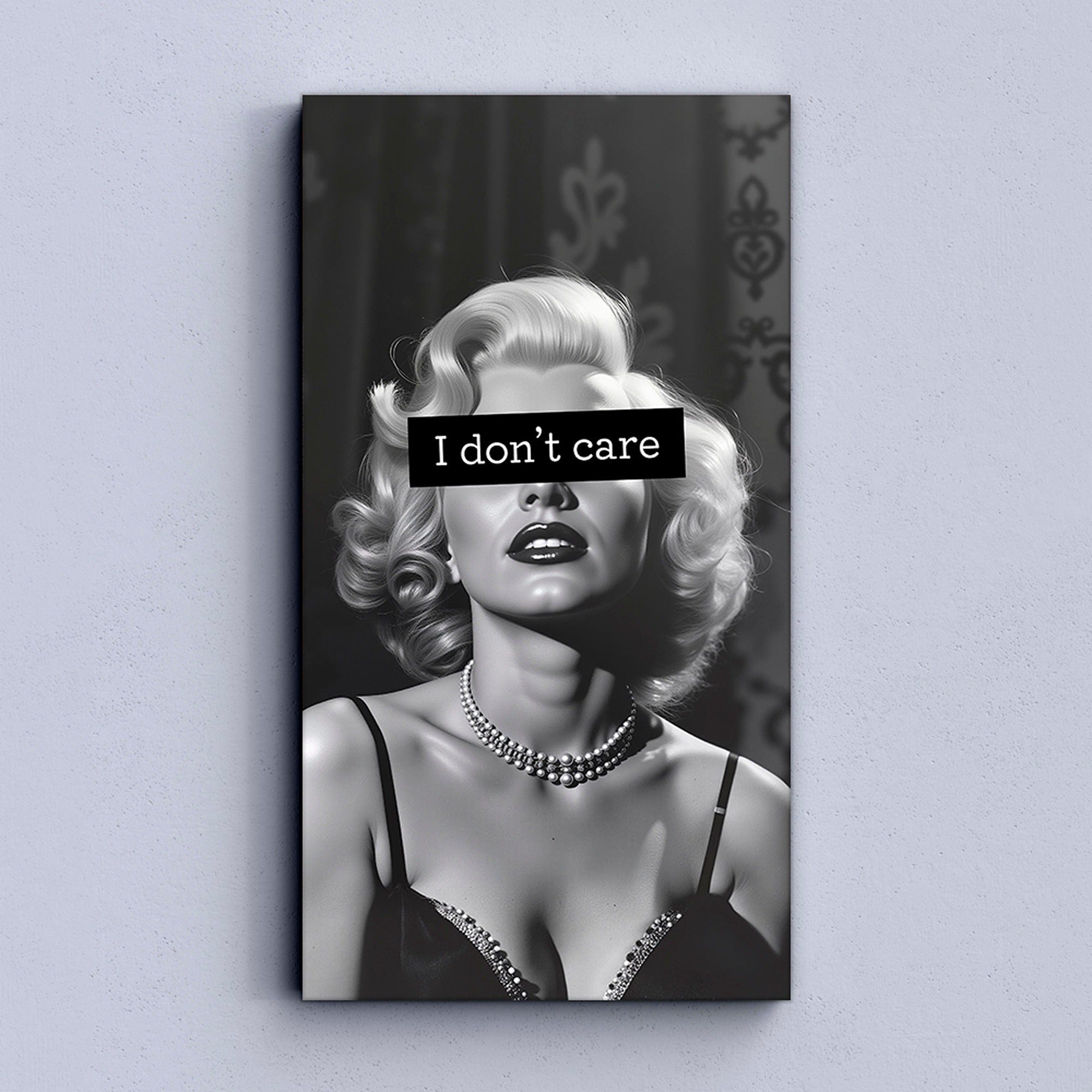 Marilyn Don’t Care Canvas
