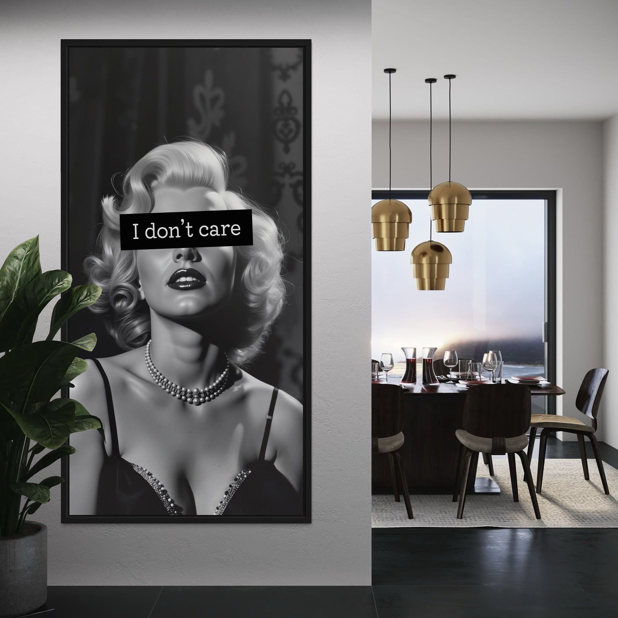 Marilyn Don’t Care Canvas