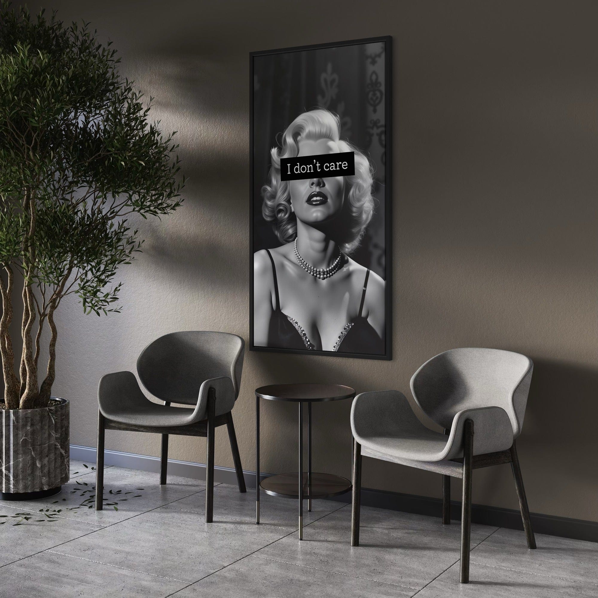 Marilyn Don’t Care Canvas