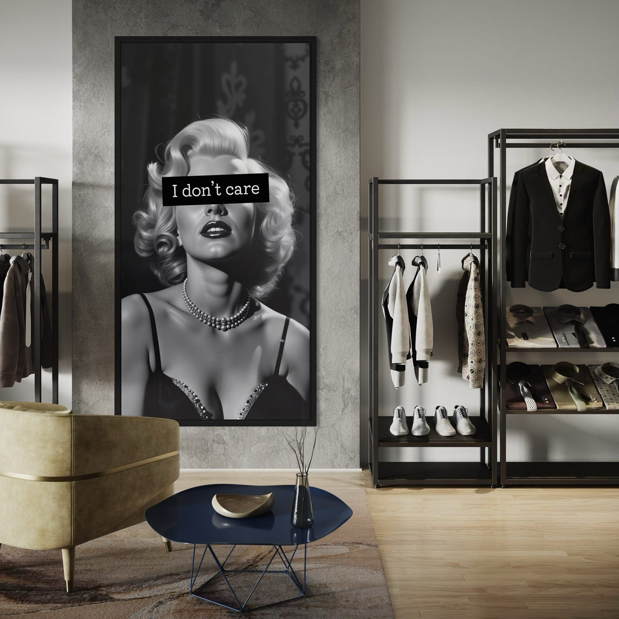Marilyn Don’t Care Canvas