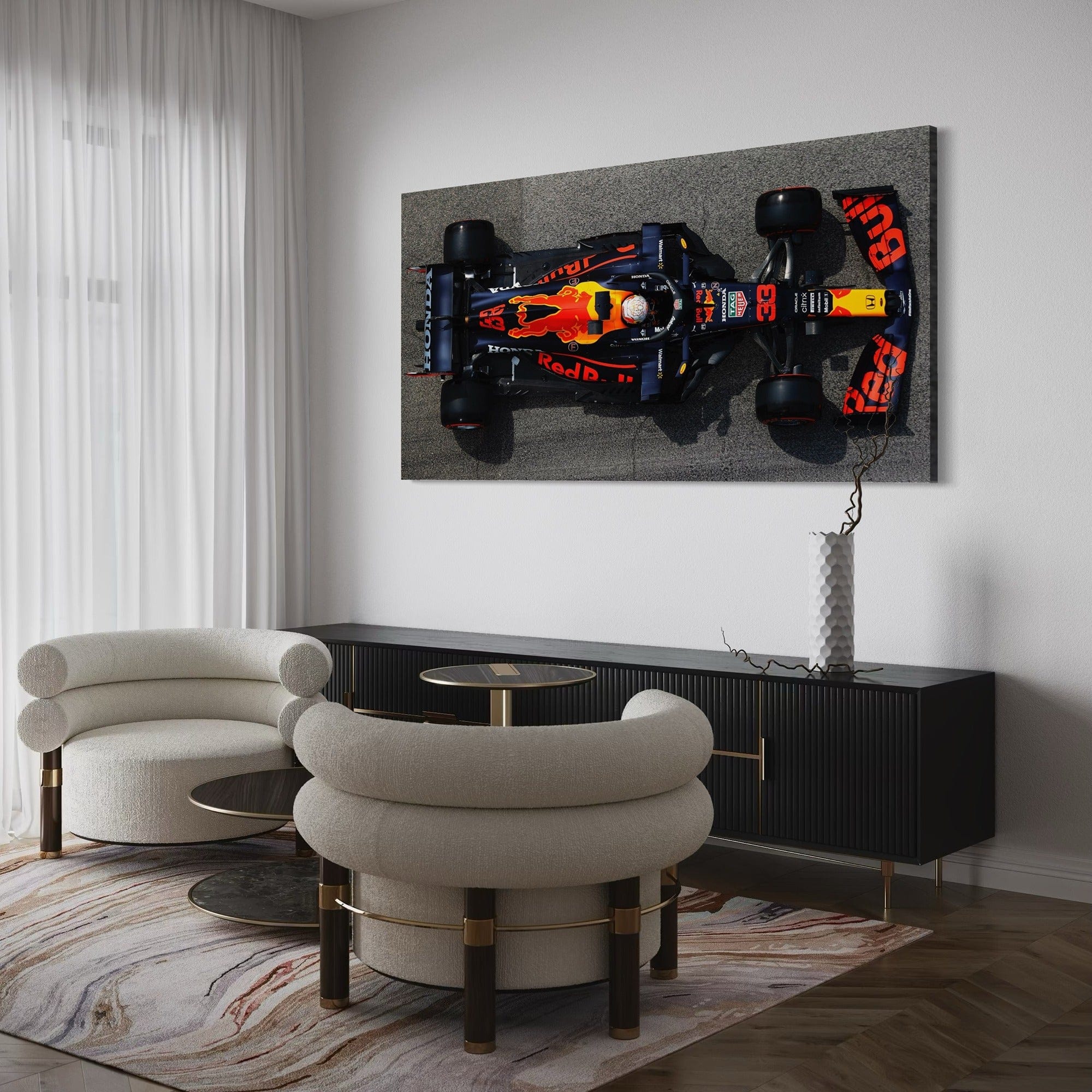 Max Verstappen Red Bull Racing F1 - car wall Art