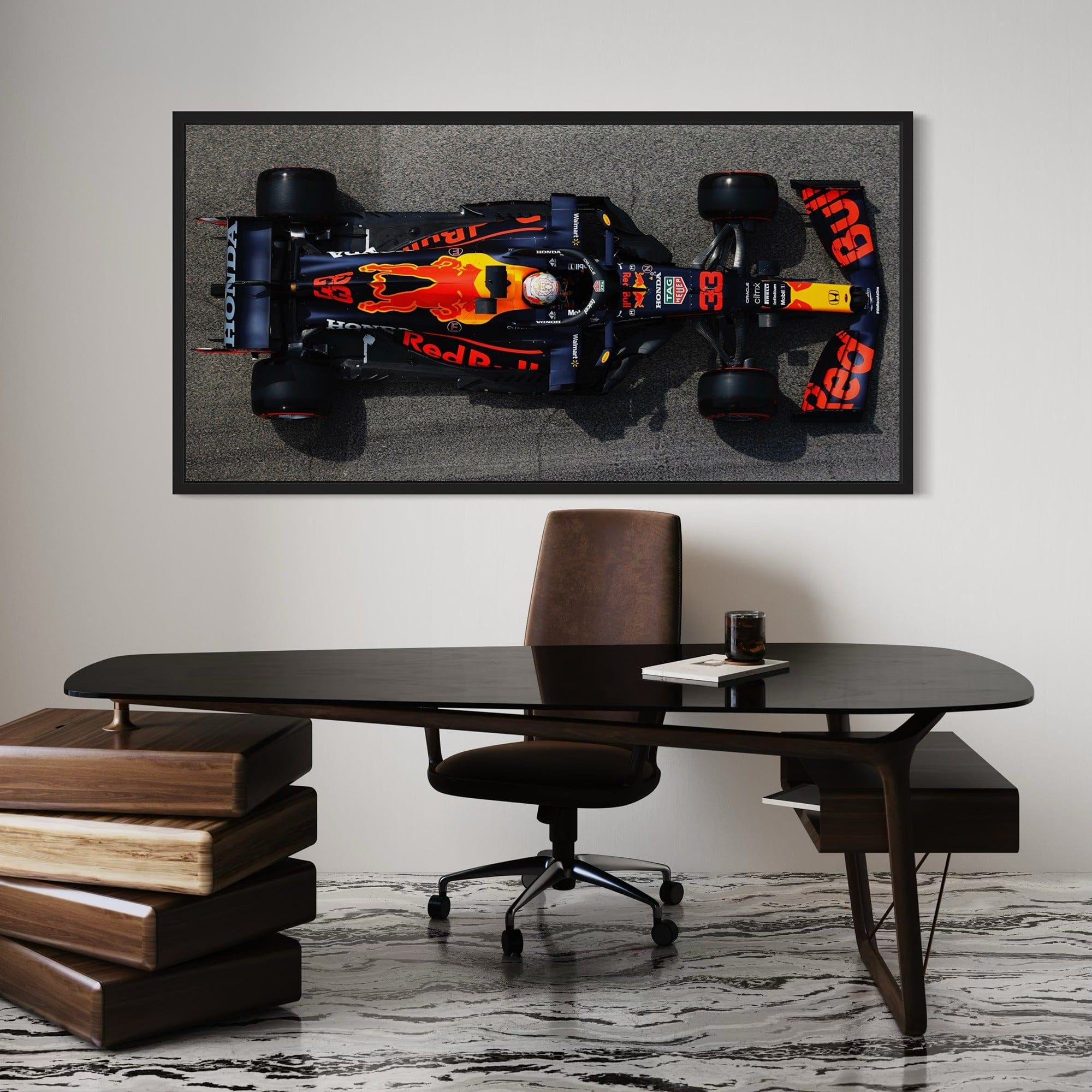 Max Verstappen Red Bull Racing F1 - car wall Art