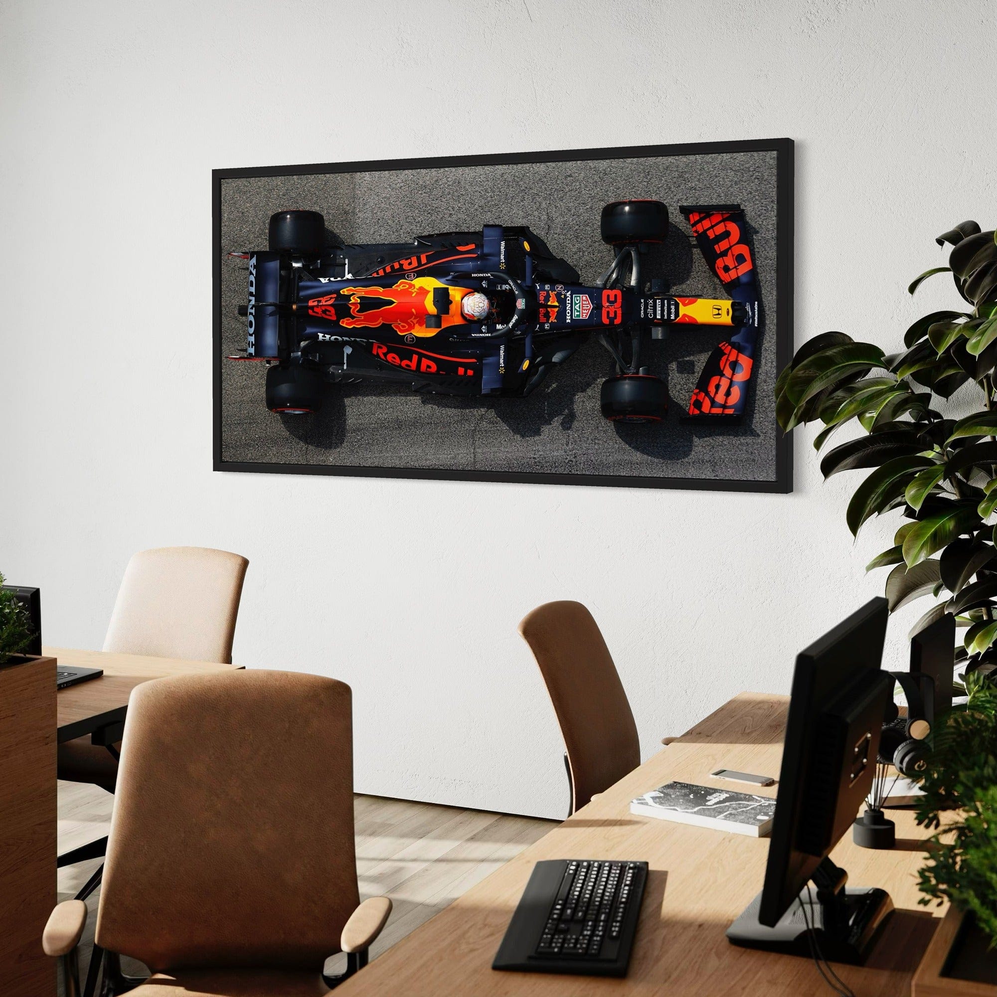 Max Verstappen Red Bull Racing F1 - car wall Art