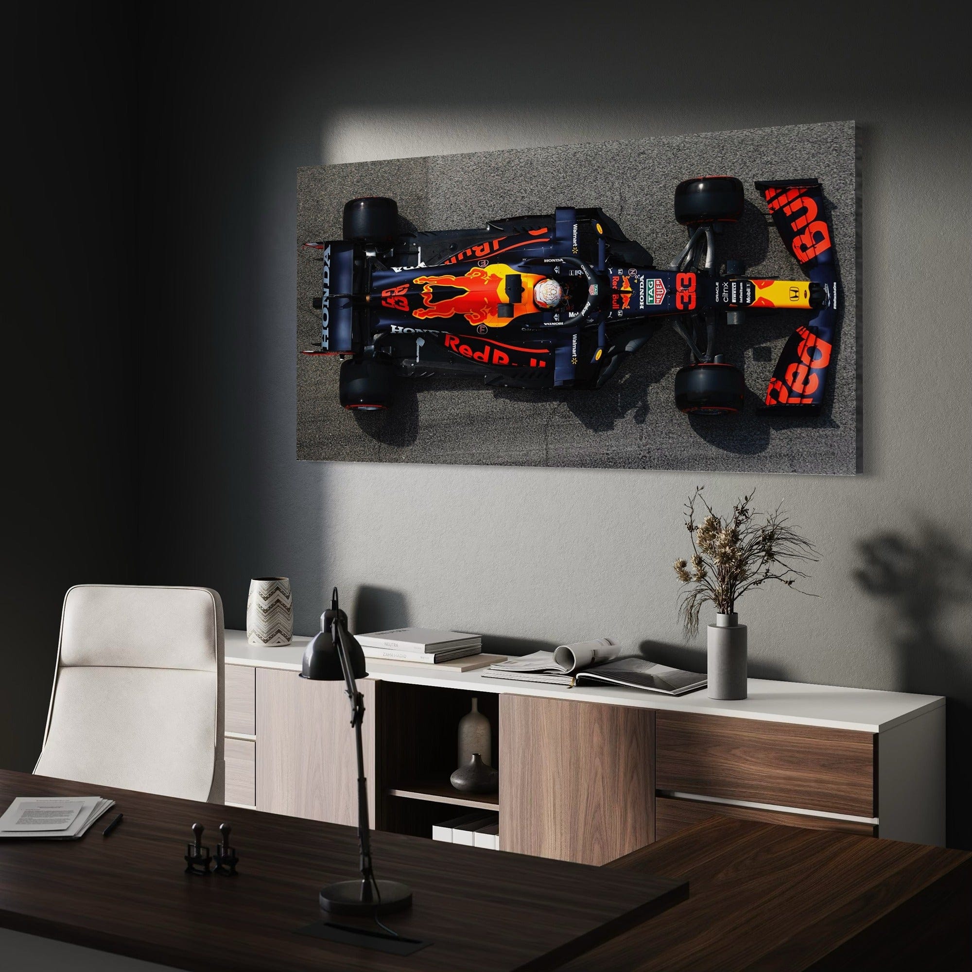 Max Verstappen Red Bull Racing F1 - car wall Art