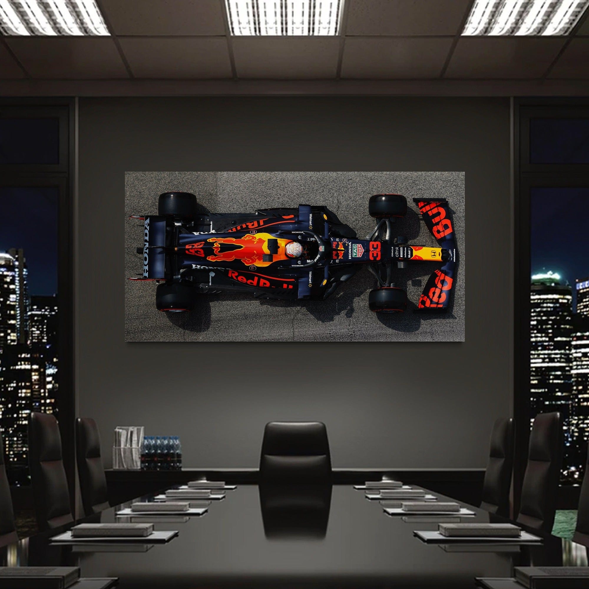 Max Verstappen Red Bull Racing F1 - car wall Art