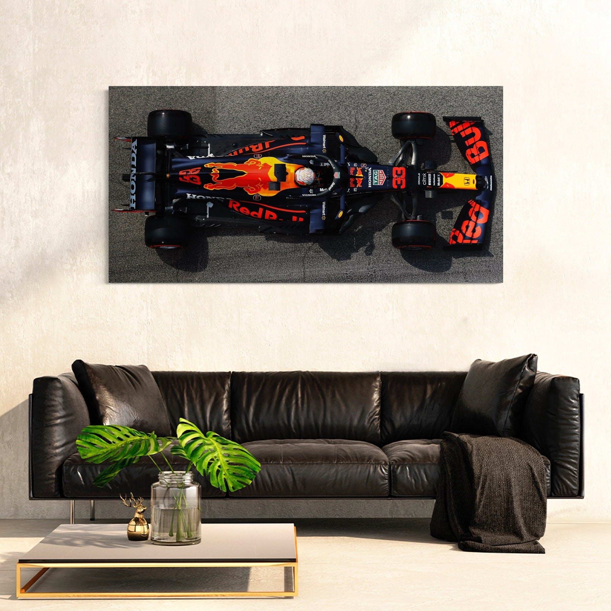 Max Verstappen Red Bull Racing F1 - car wall Art