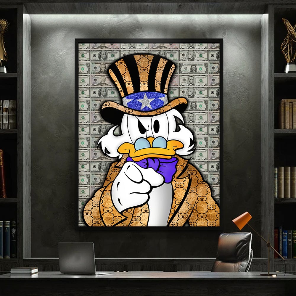 Money Duck Canvas